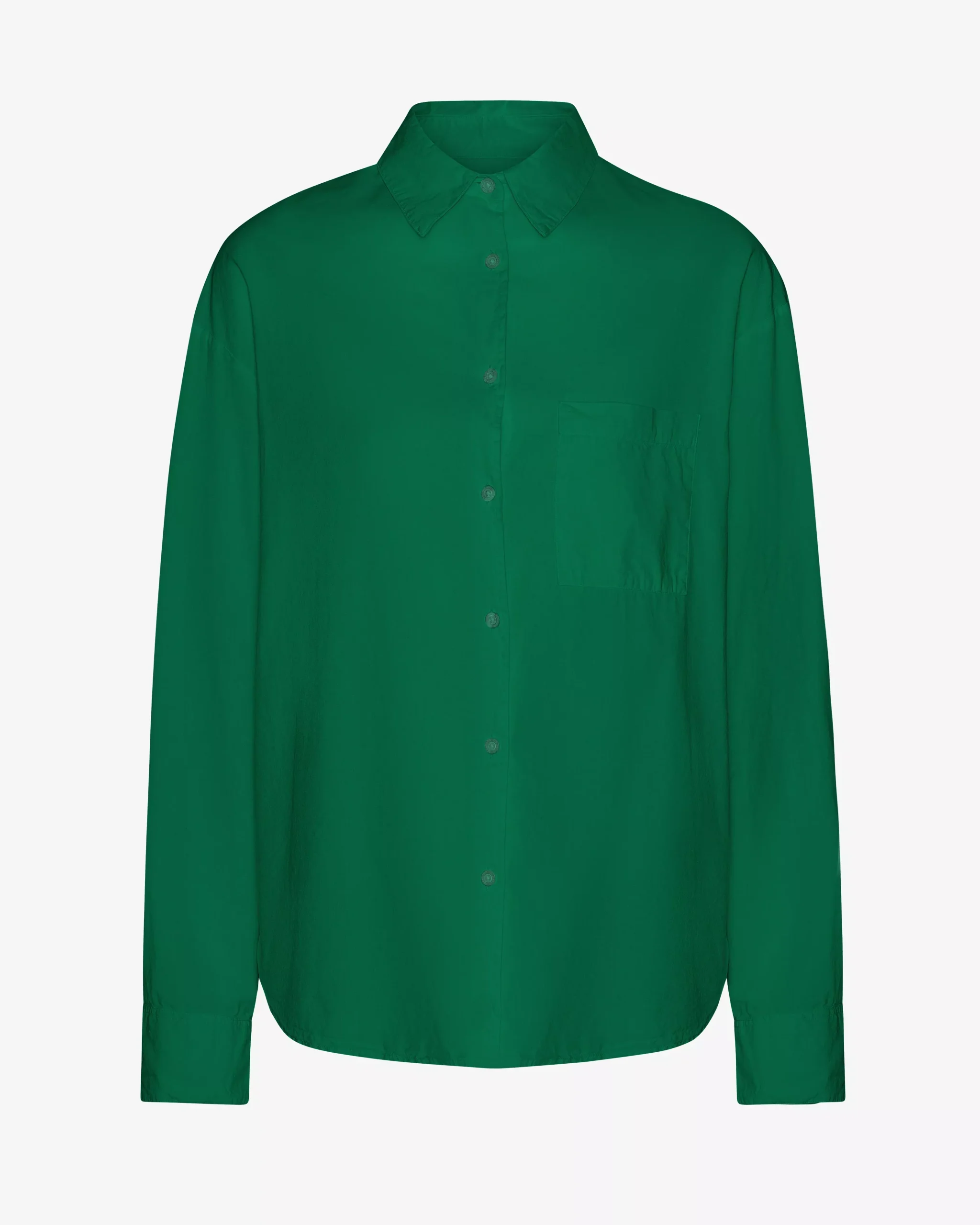 Organic Oversized Shirt - Kelly Green