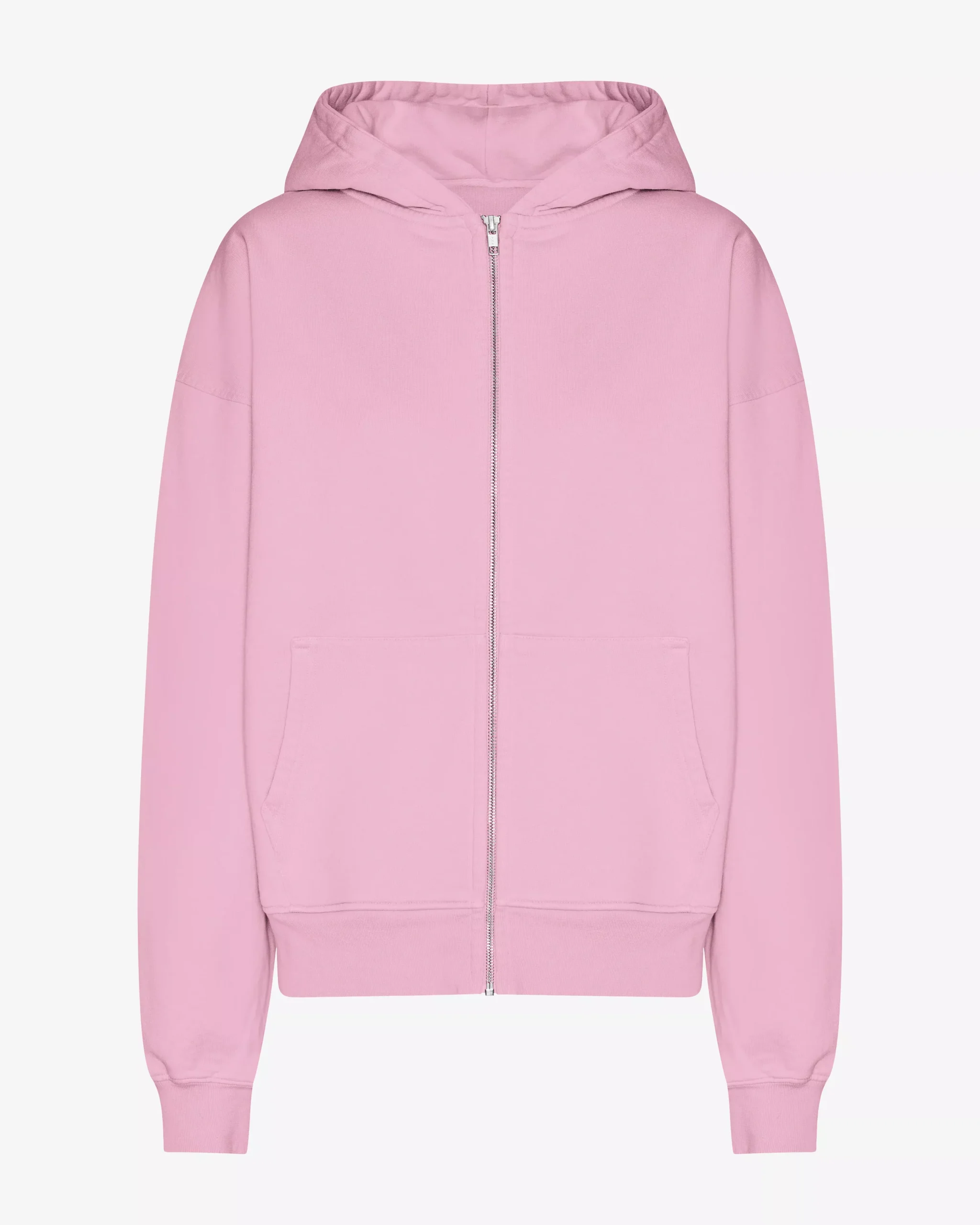 Organic Oversized Zip Hood - Cherry Blossom