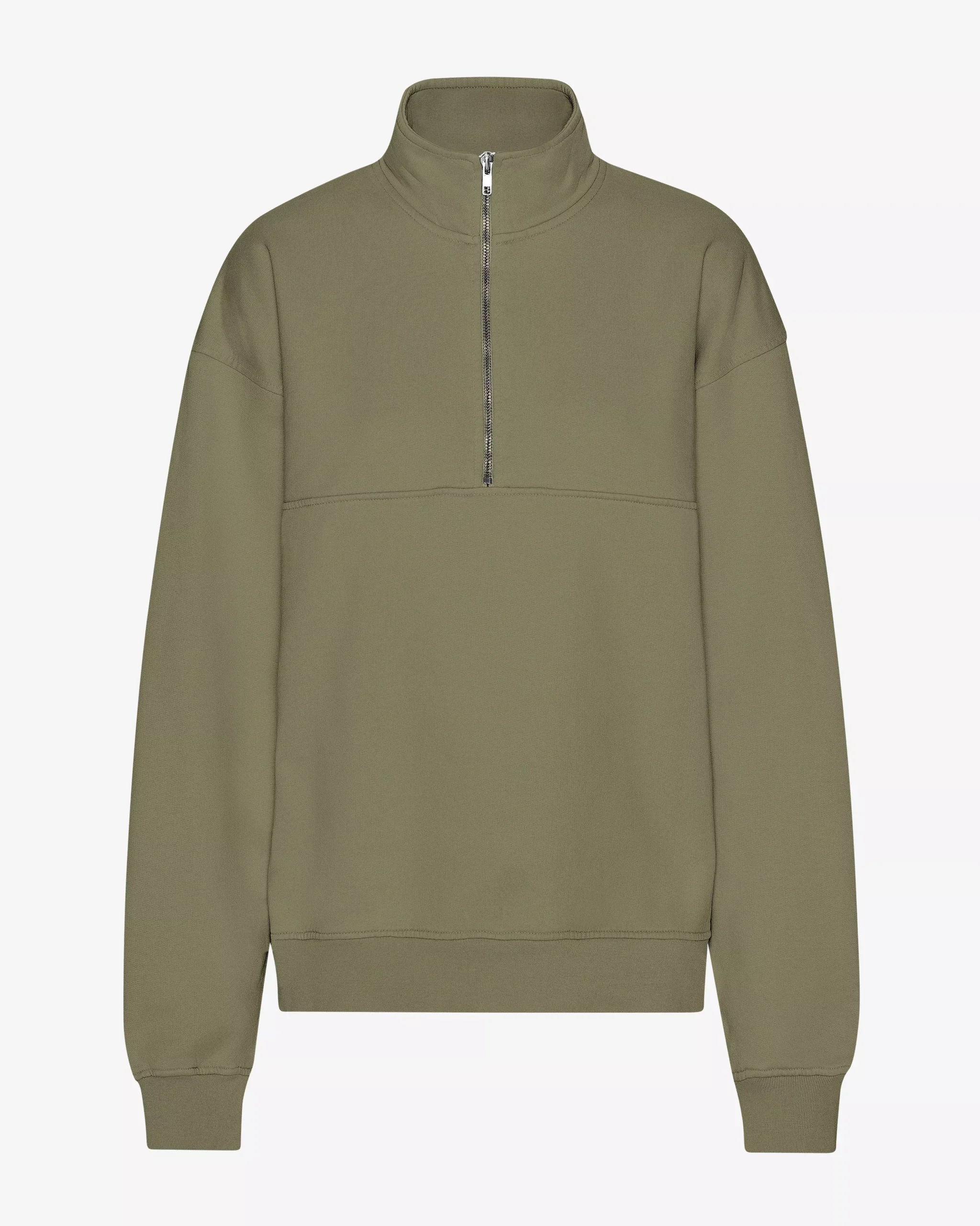 Organic Quarter Zip - Dusty Olive