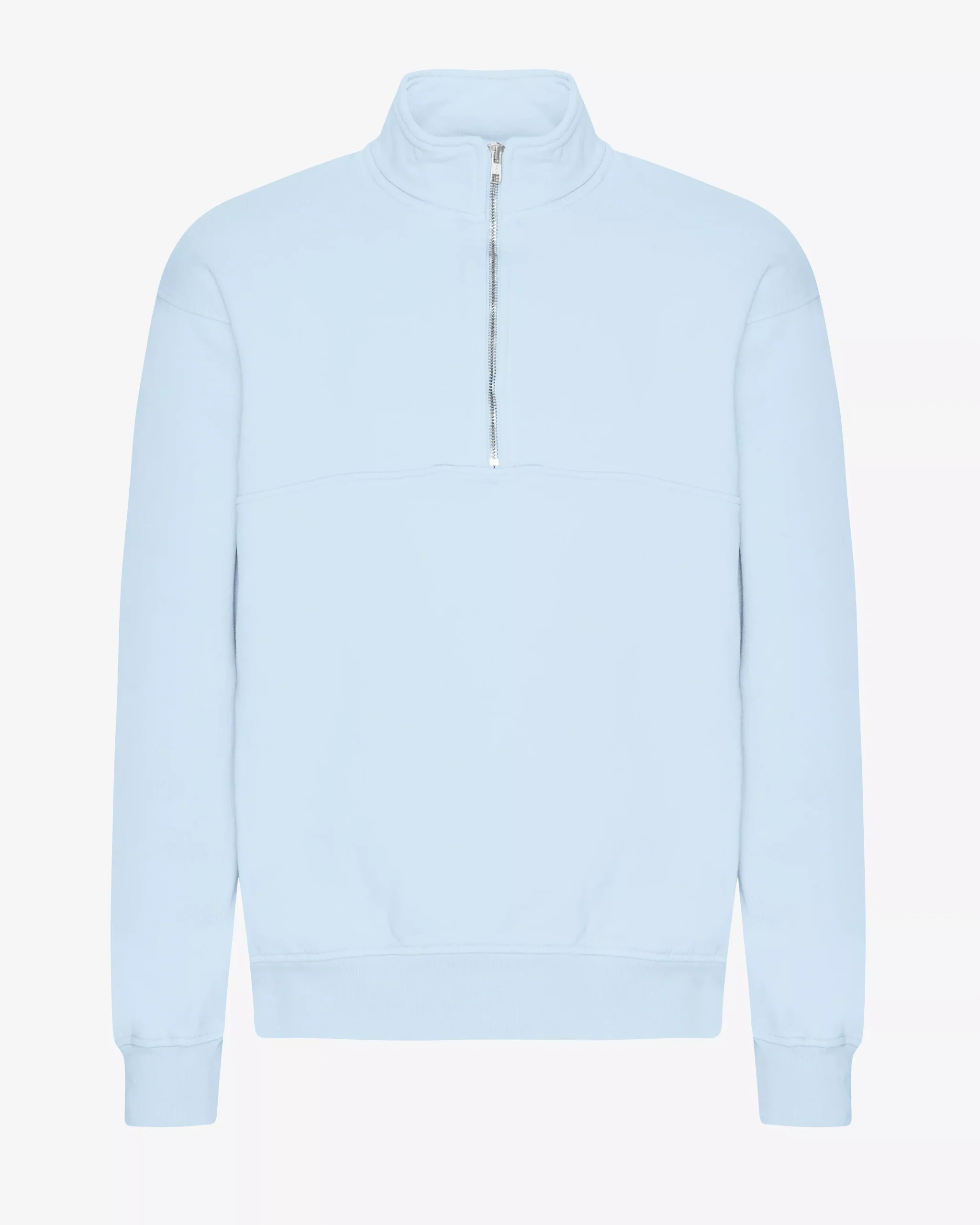 Organic Quarter Zip - Polar Blue