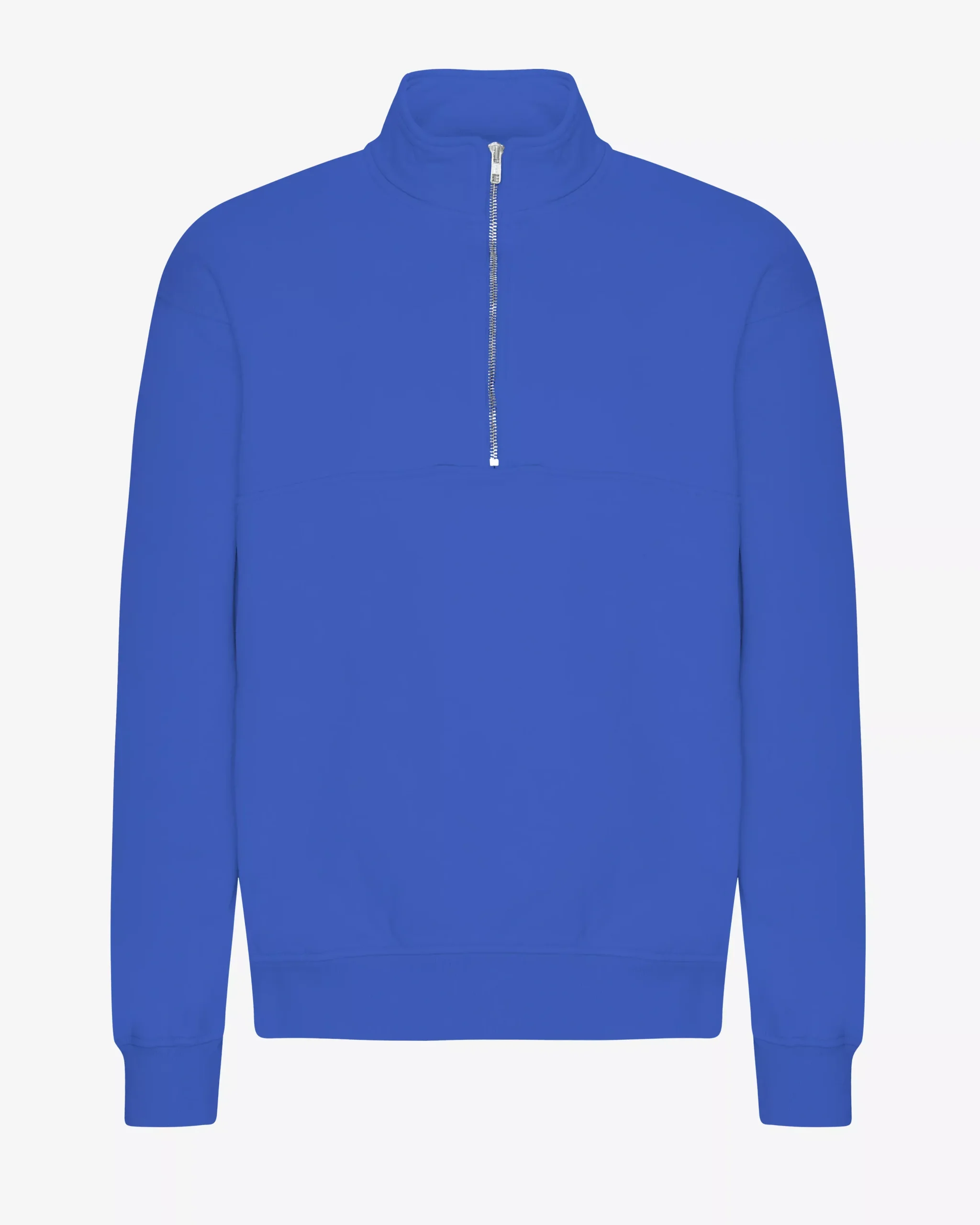 Organic Quarter Zip - Sapphire Blue