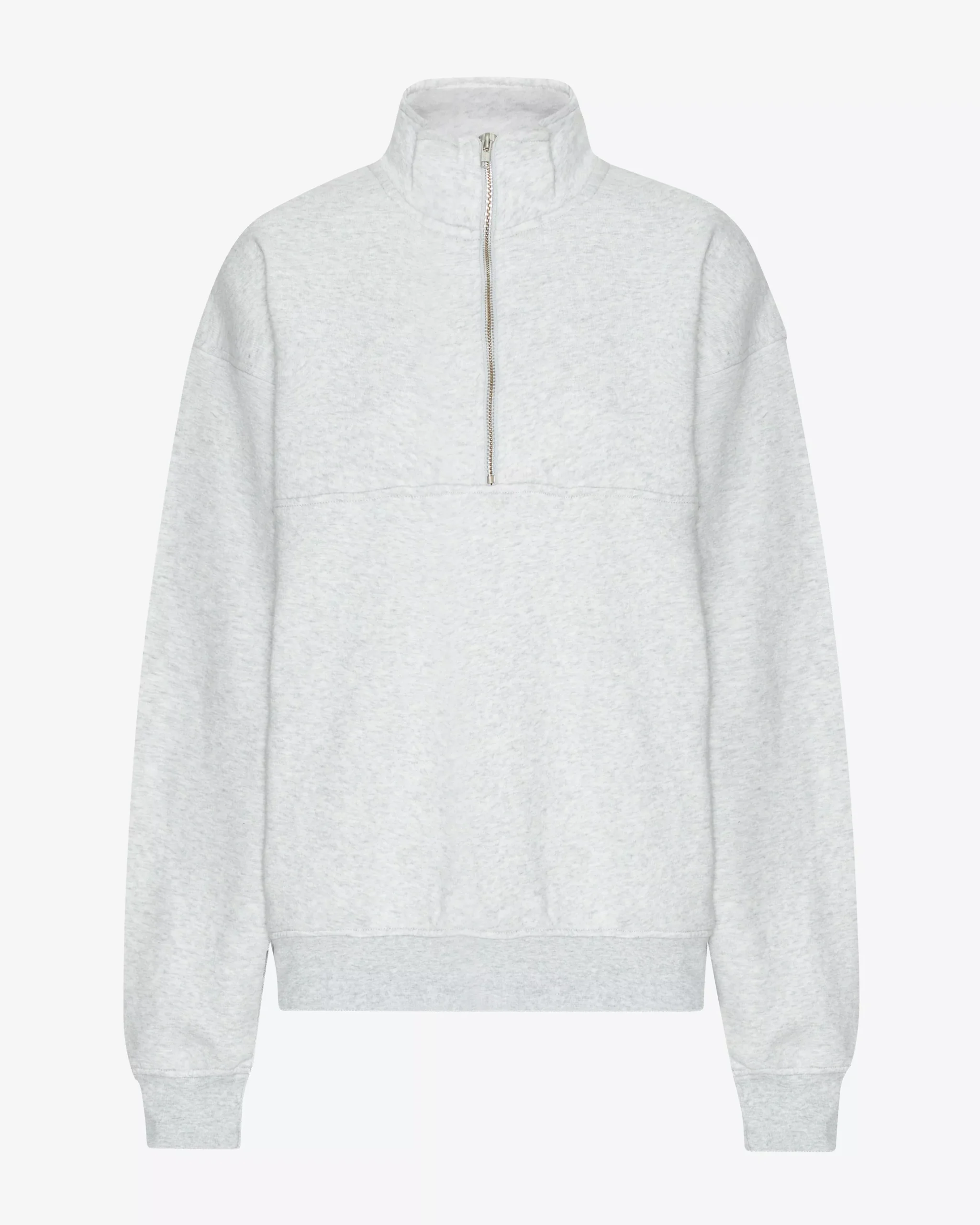 Organic Quarter Zip - Snow Melange