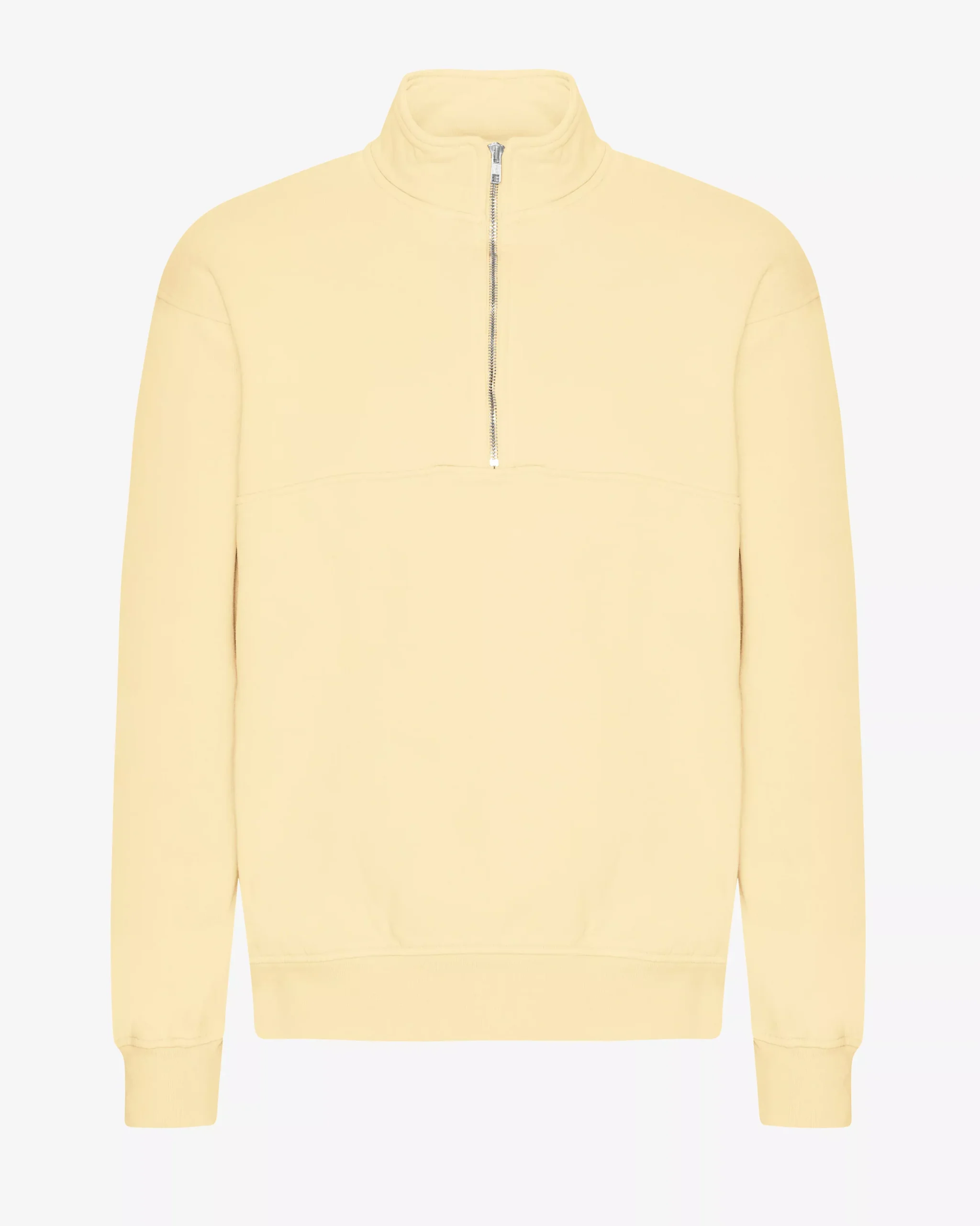 Organic Quarter Zip - Soft Yellow