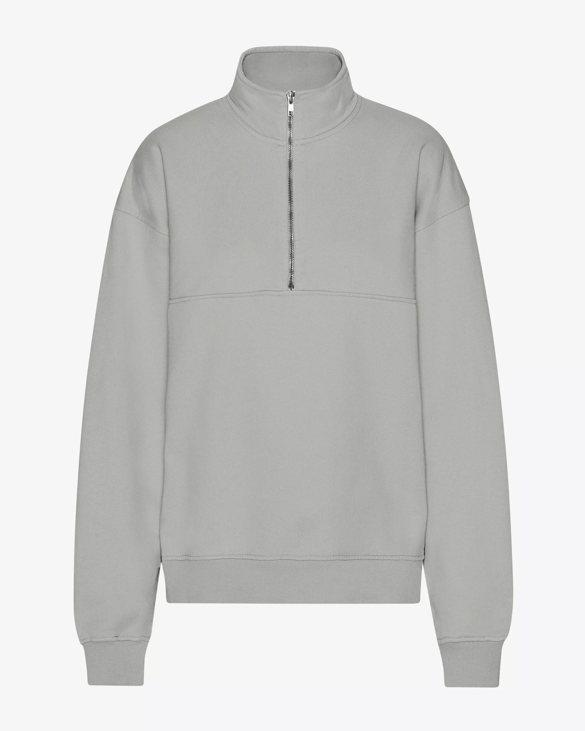 Organic Quarter Zip - Steel Blue