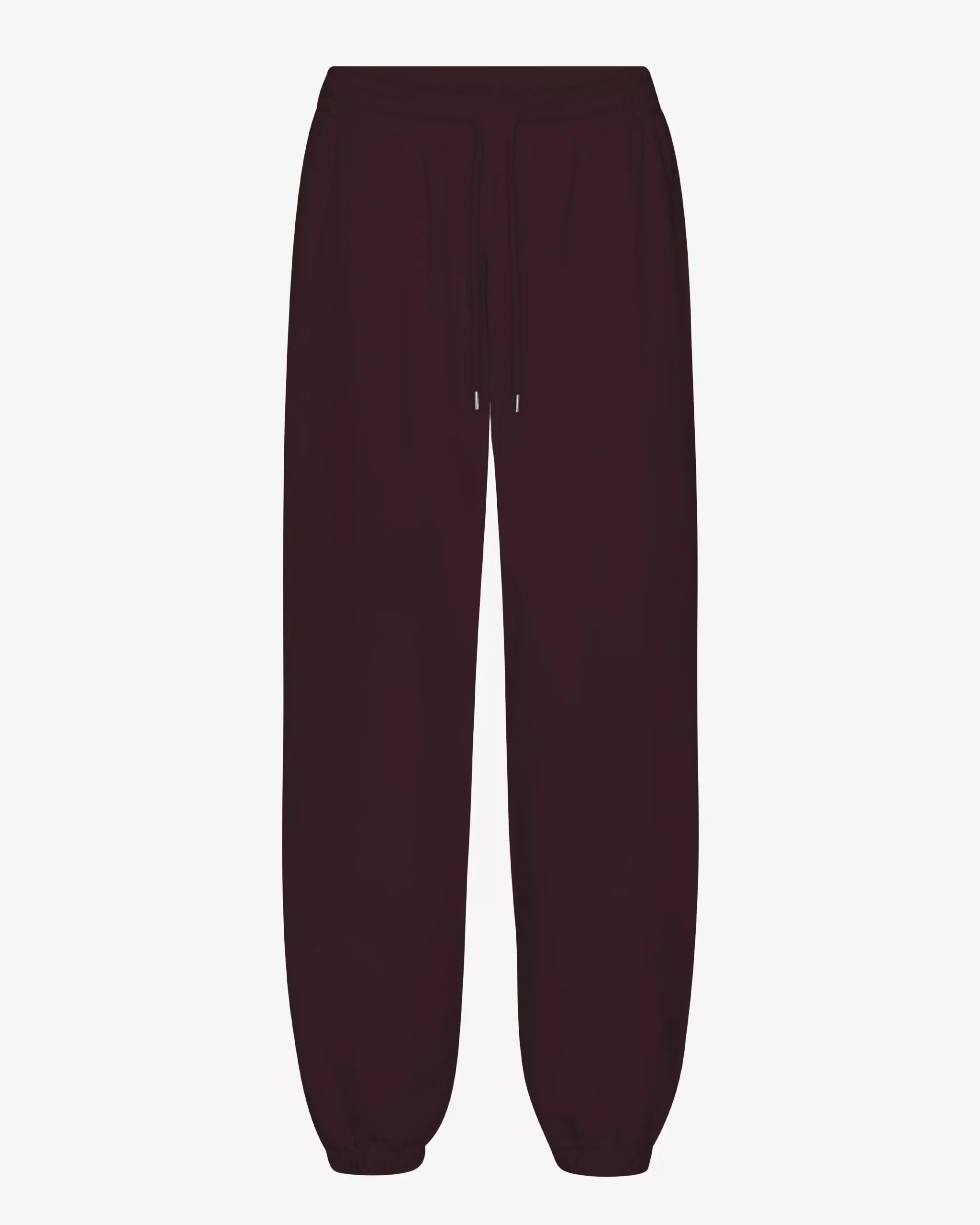 Organic Relaxed Sweatpants - Oxblood Red