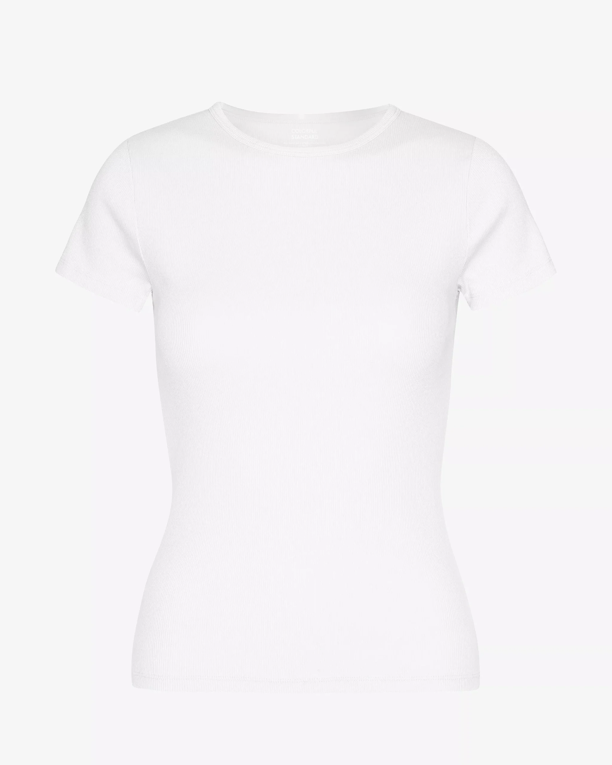 Organic Rib T-Shirt - Optical White