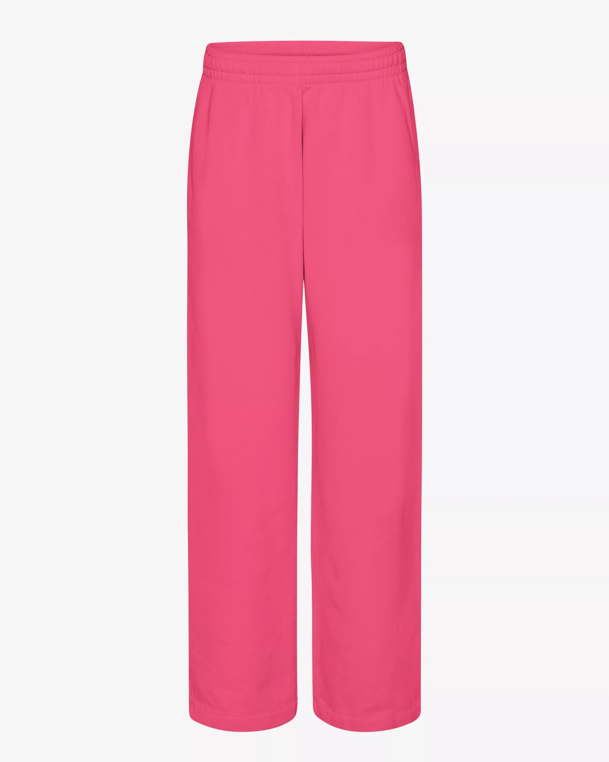 Organic Straight Leg Sweatpants - Bubblegum Pink