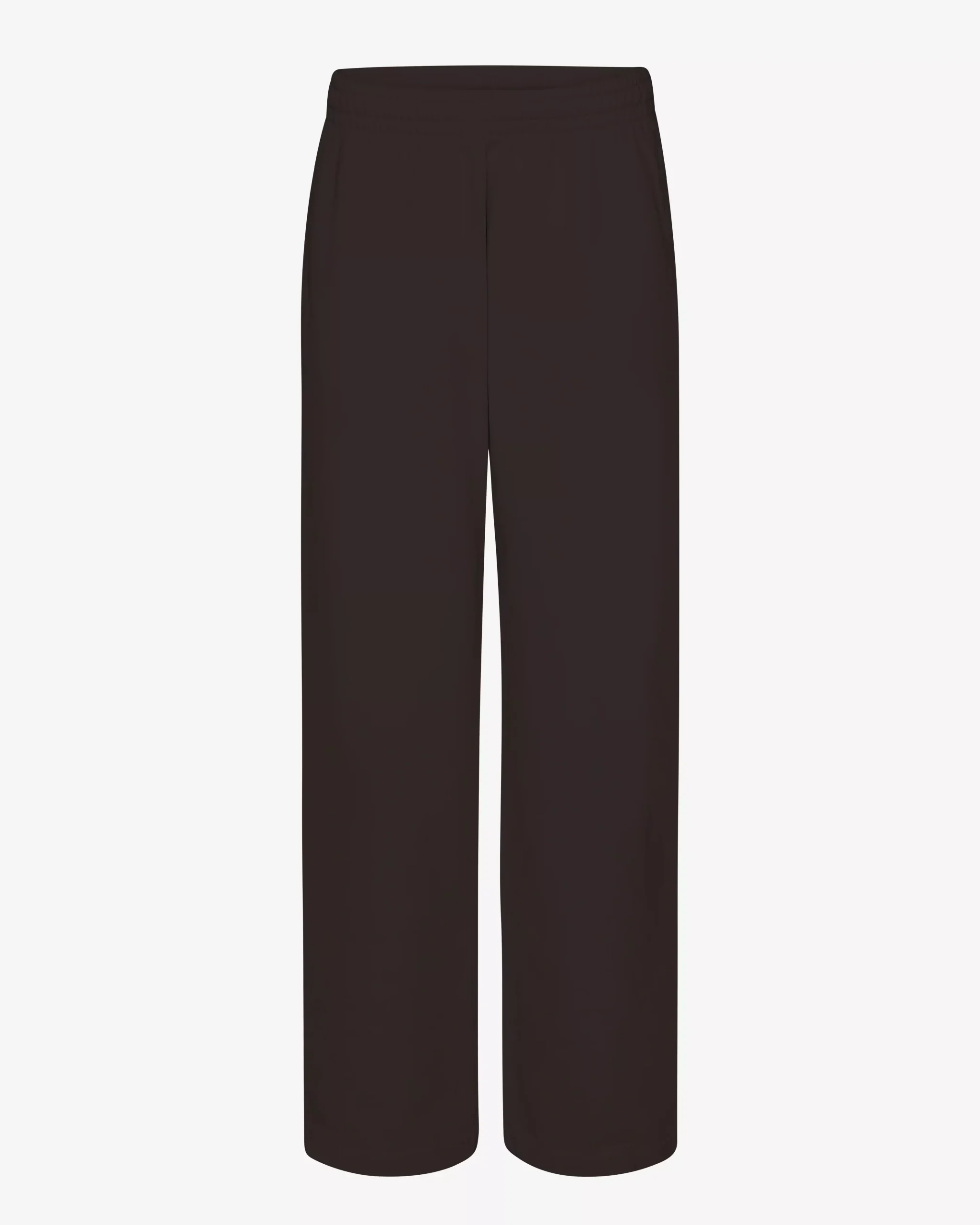 Organic Straight Leg Sweatpants - Coffee Brown