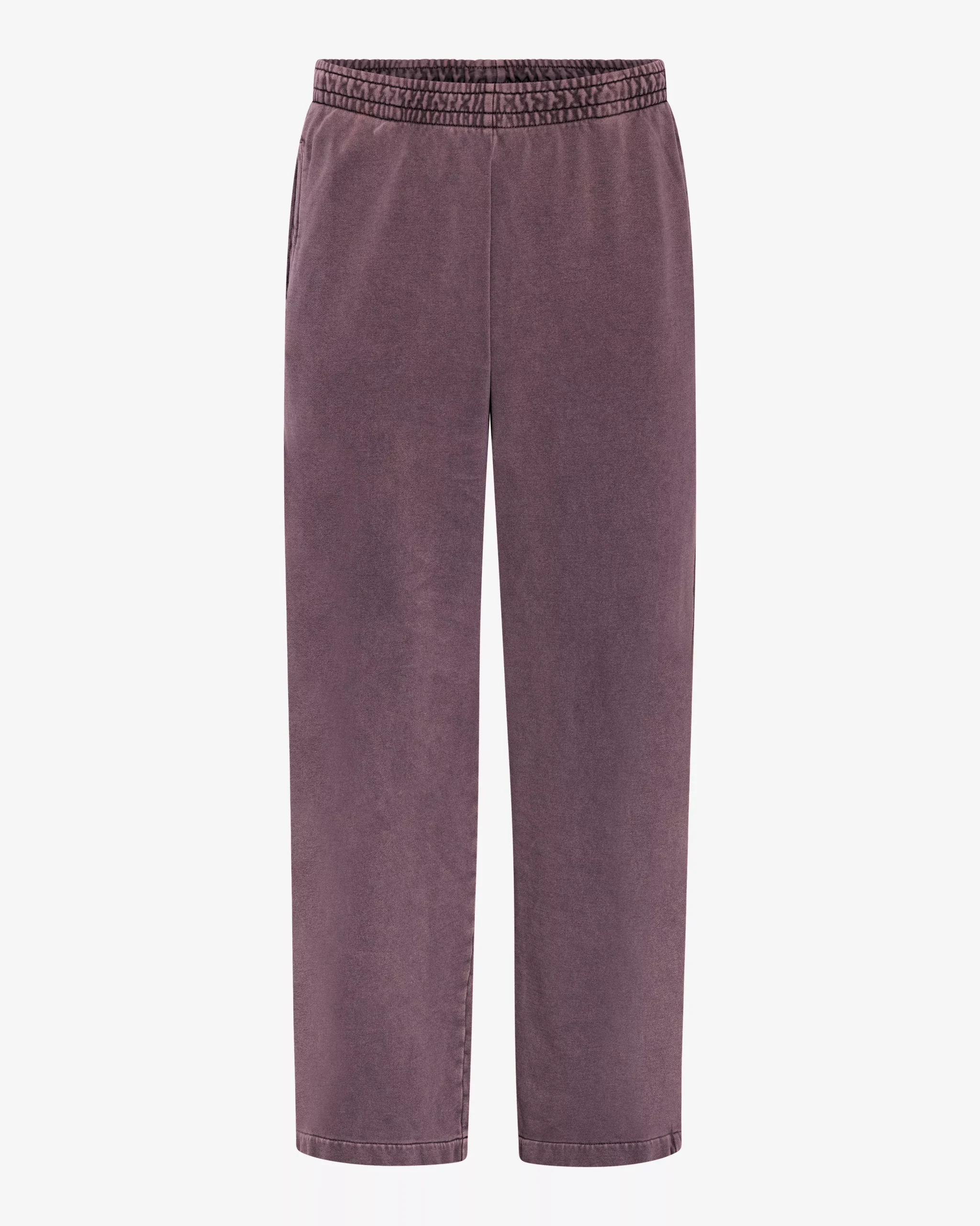 Organic Straight Leg Sweatpants - Faded Grape