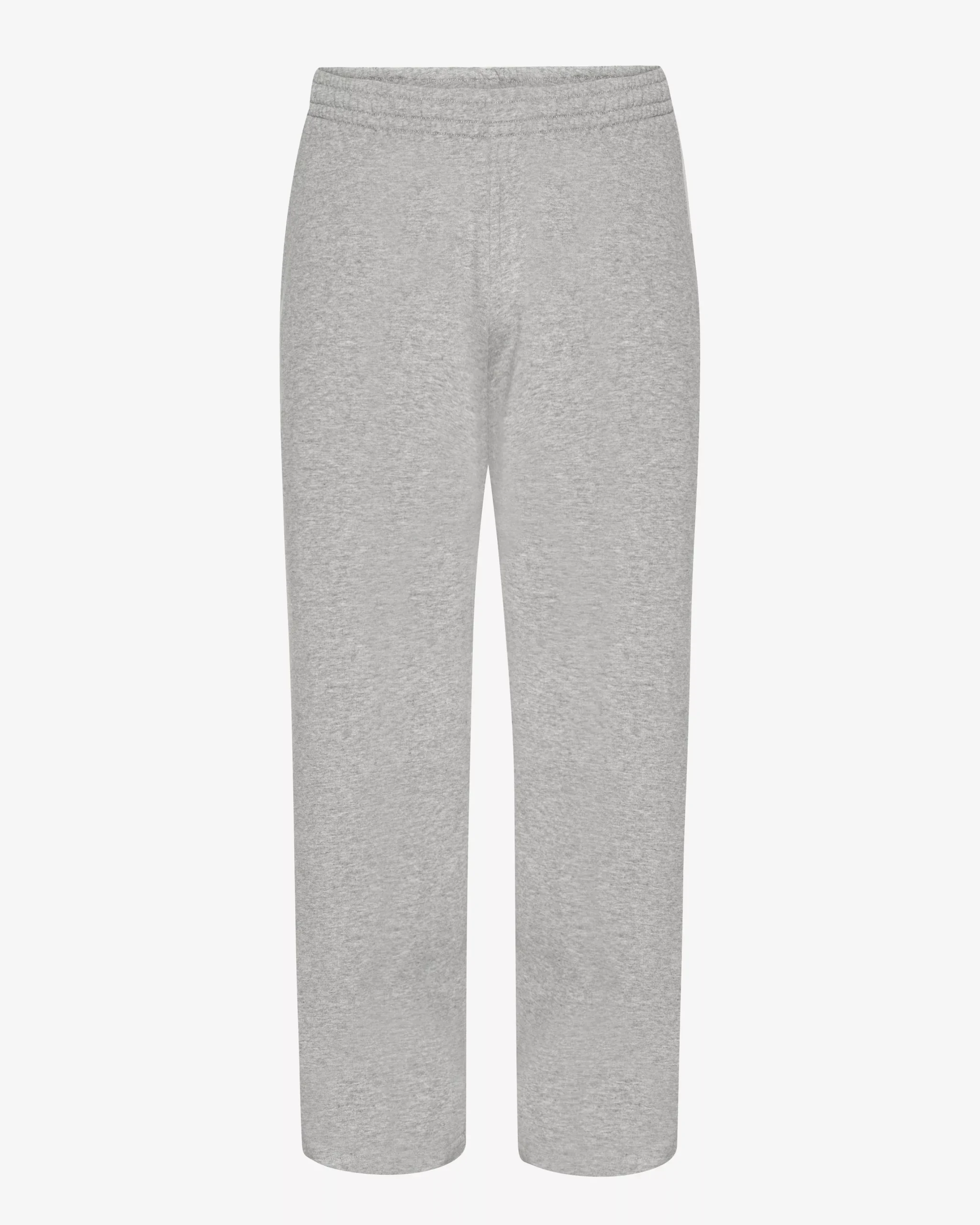 Organic Straight Leg Sweatpants - Heather Grey