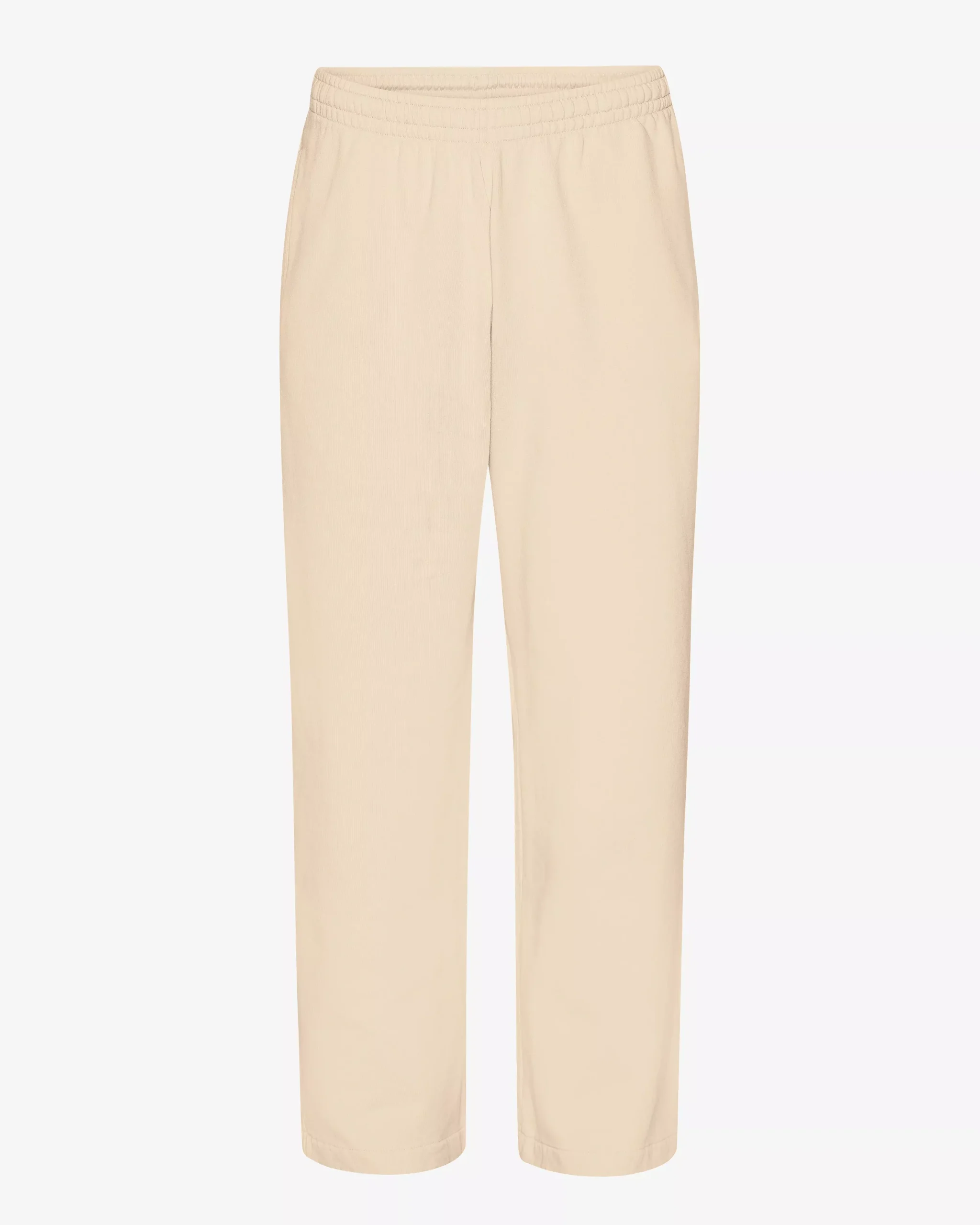 Organic Straight Leg Sweatpants - Ivory White