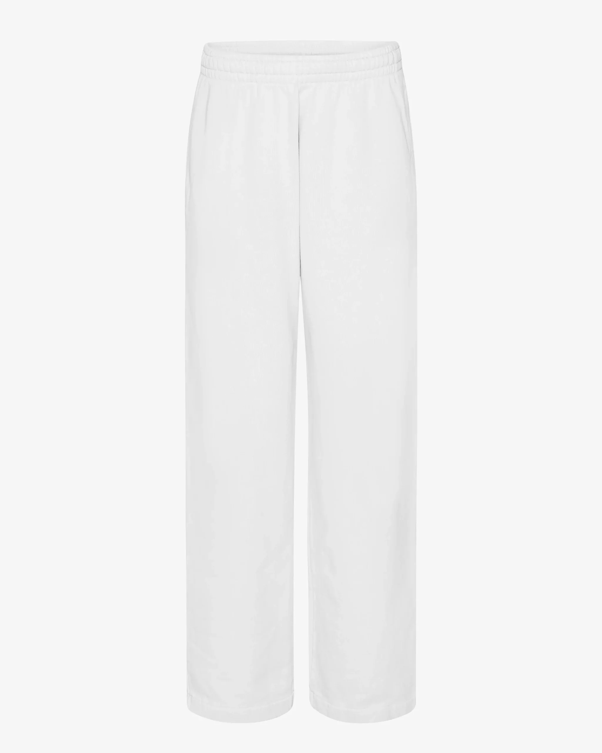 Organic Straight Leg Sweatpants - Optical White