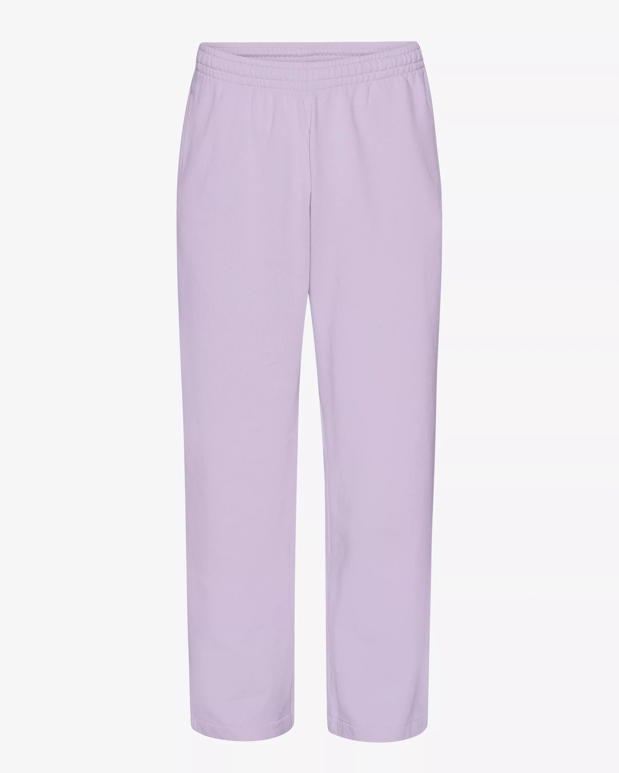 Organic Straight Leg Sweatpants - Soft Lavender