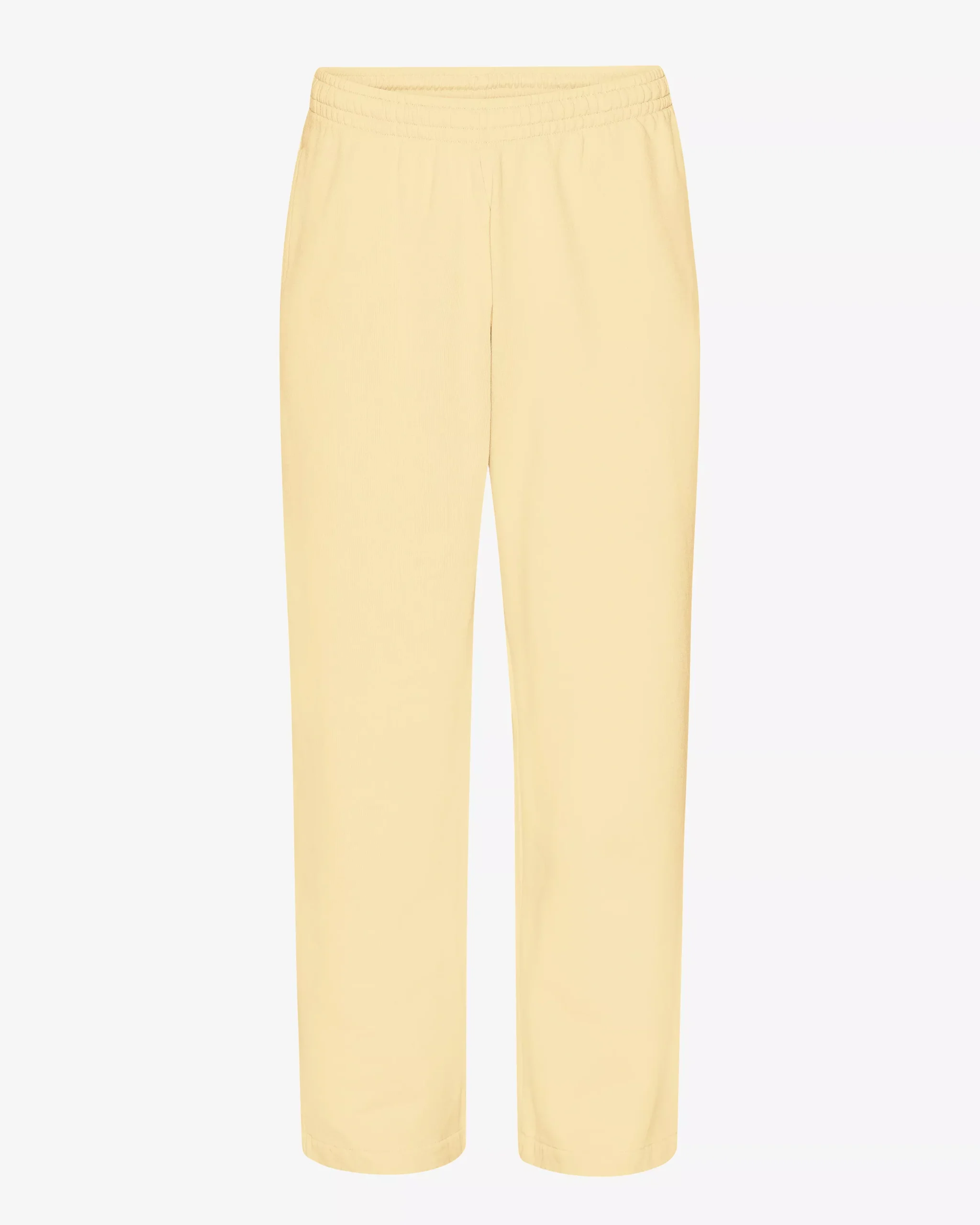 Organic Straight Leg Sweatpants - Soft Yellow