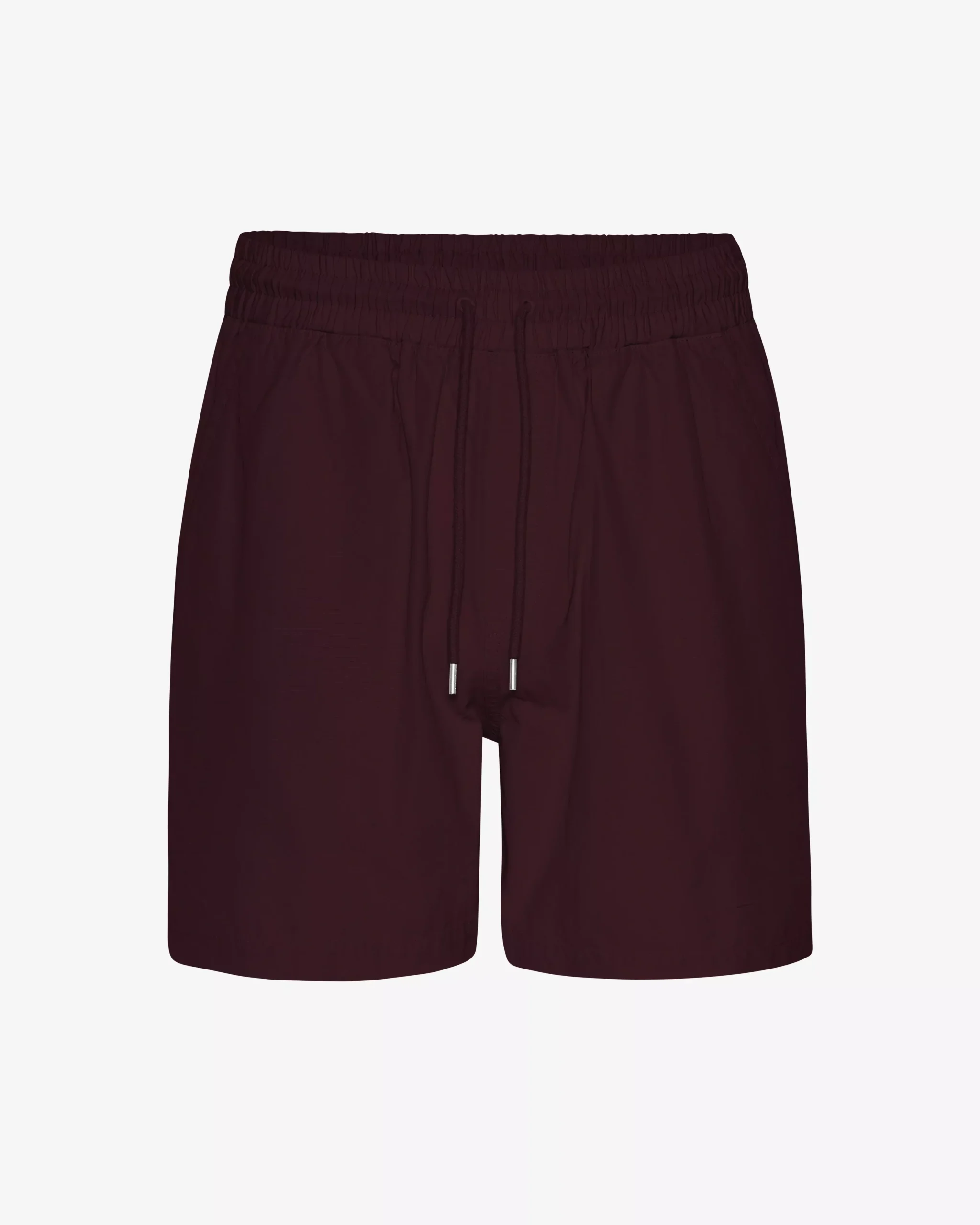 Organic Twill Shorts - Oxblood Red