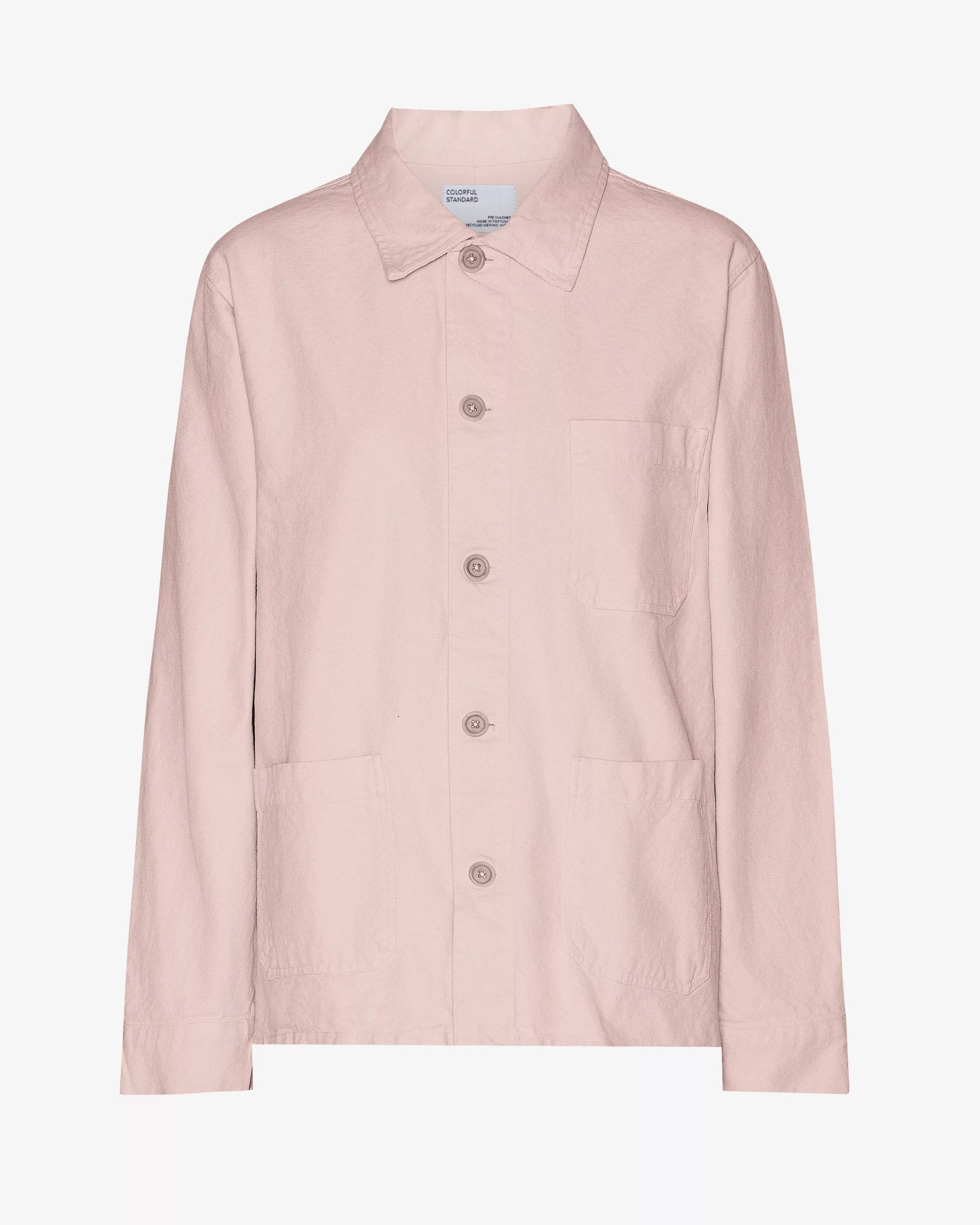 Organic Workwear Jacket - Faded Pink