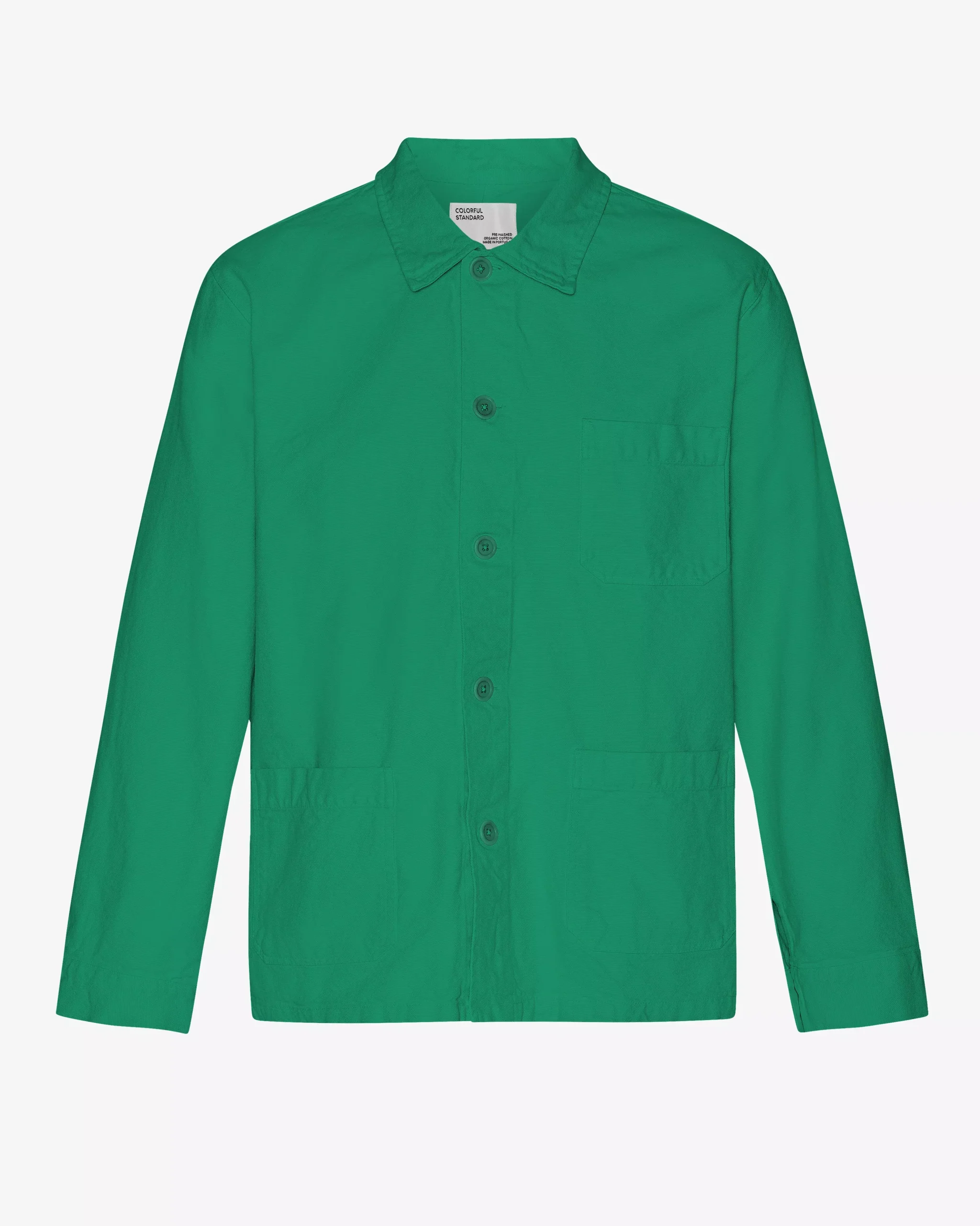 Organic Workwear Jacket - Kelly Green