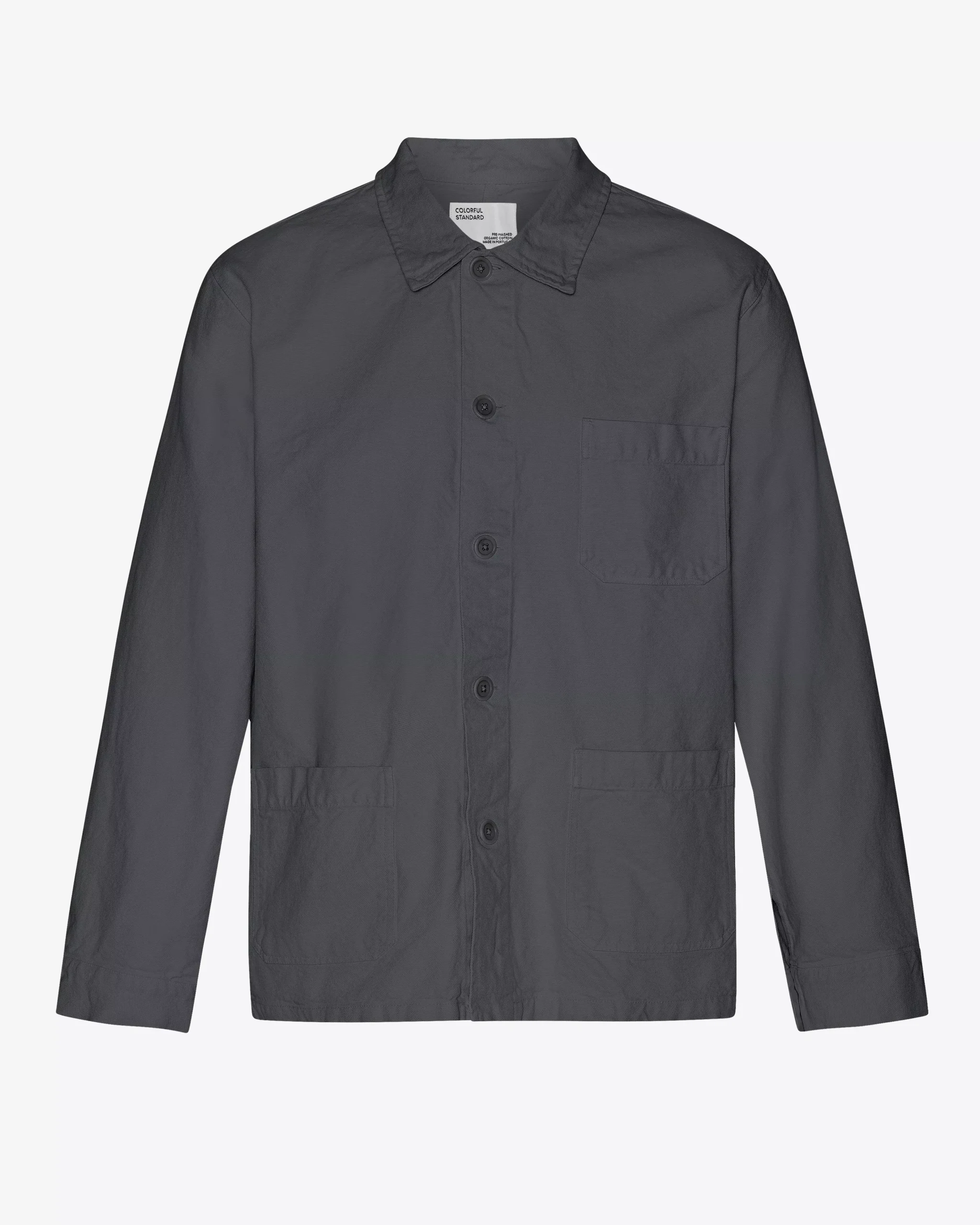 Organic Workwear Jacket - Lava Grey