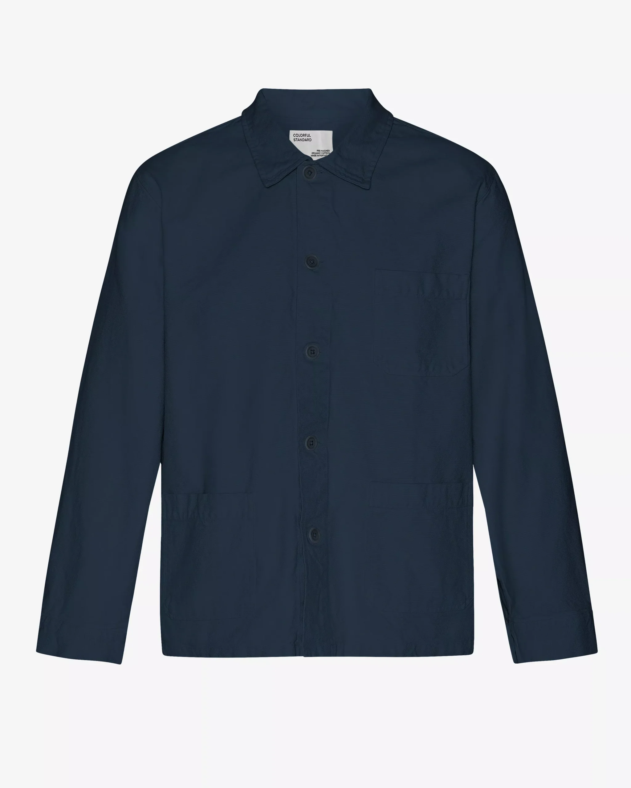 Organic Workwear Jacket - Navy Blue