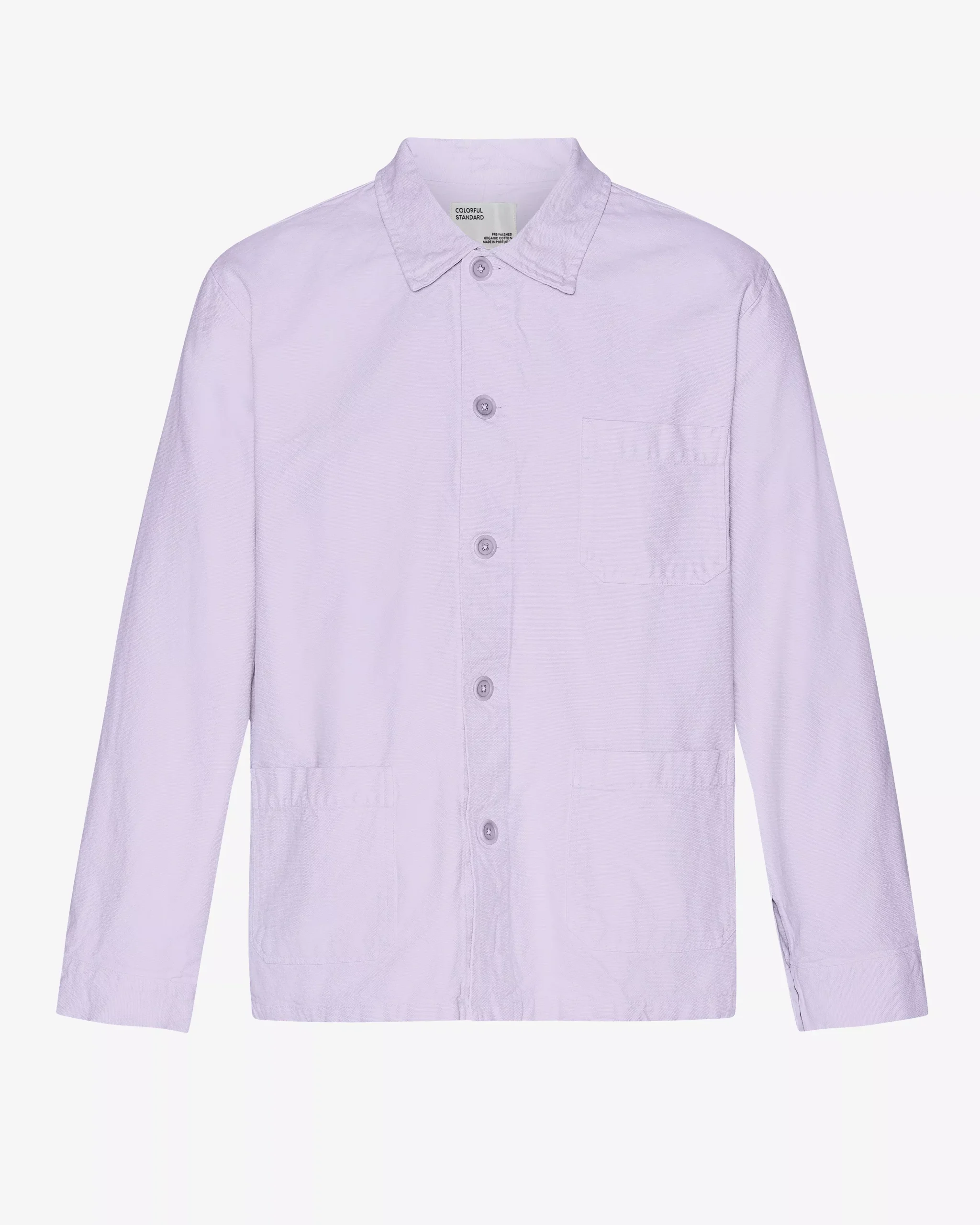 Organic Workwear Jacket - Soft Lavender