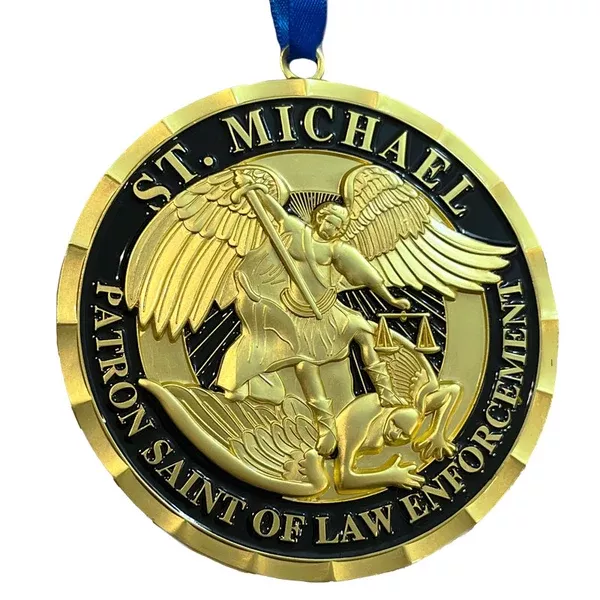 Ornament - Thin Blue Line, St. Michael