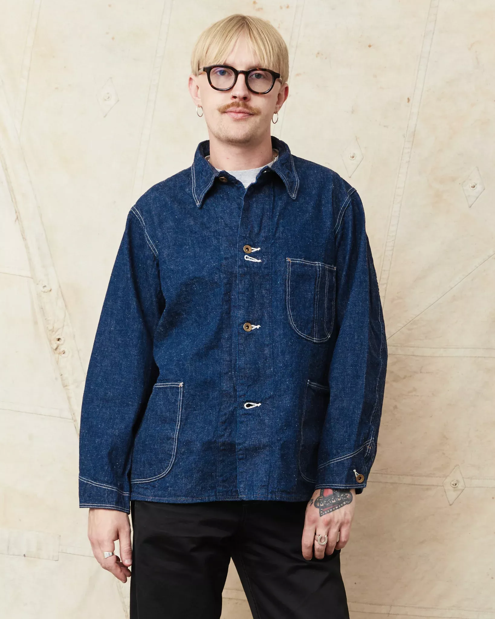 OrSlow 01-6150-81K 40’S Cover All Denim Jacket