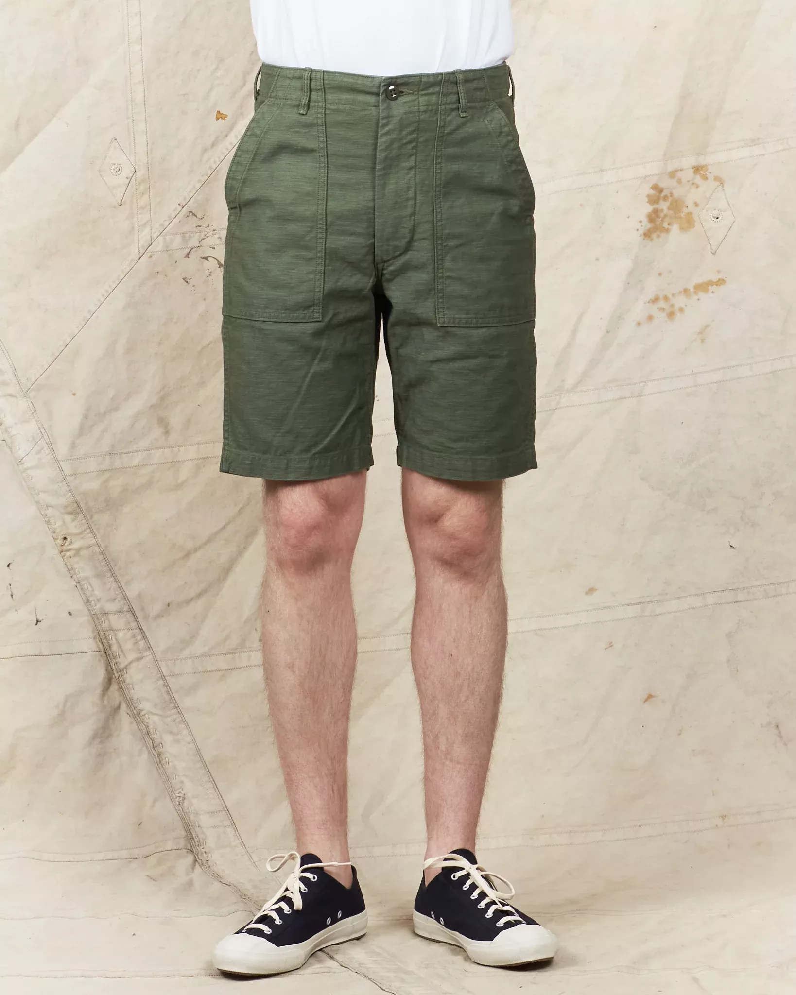 OrSlow 01-7002-16K Fatigue Shorts Green