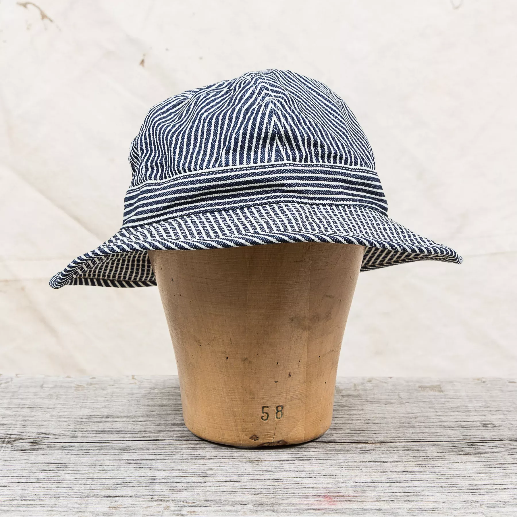 OrSlow US Navy Hat Hickory Stripe