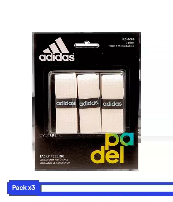 Overgrips Adidas Perforado White (Pack x3)