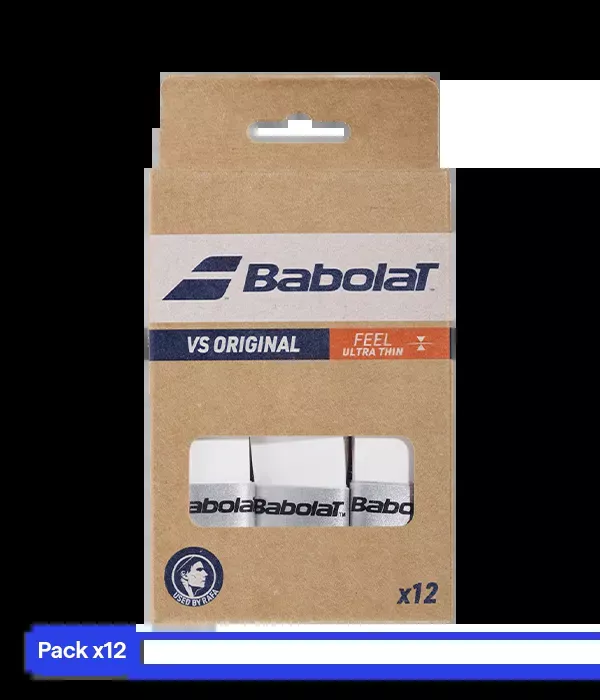Overgrips Babolat VS Original Liso White (Pack x12)