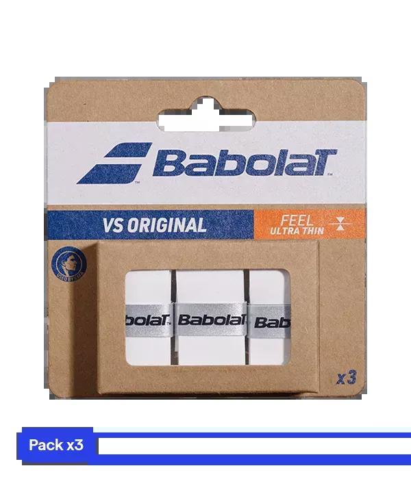 Overgrips Babolat VS Original Liso White (Pack x3)