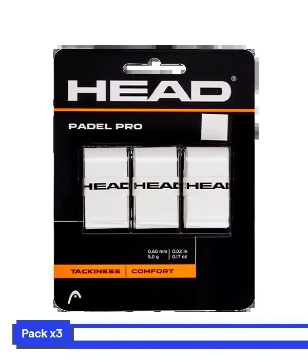 Overgrips HEAD Padel Pro White (Pack x3)