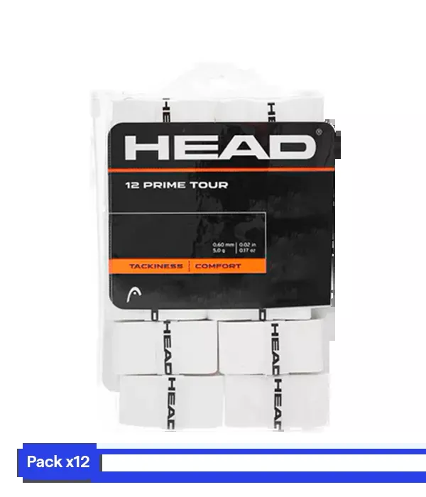 Overgrips HEAD Prime Tour White (Pack x12)