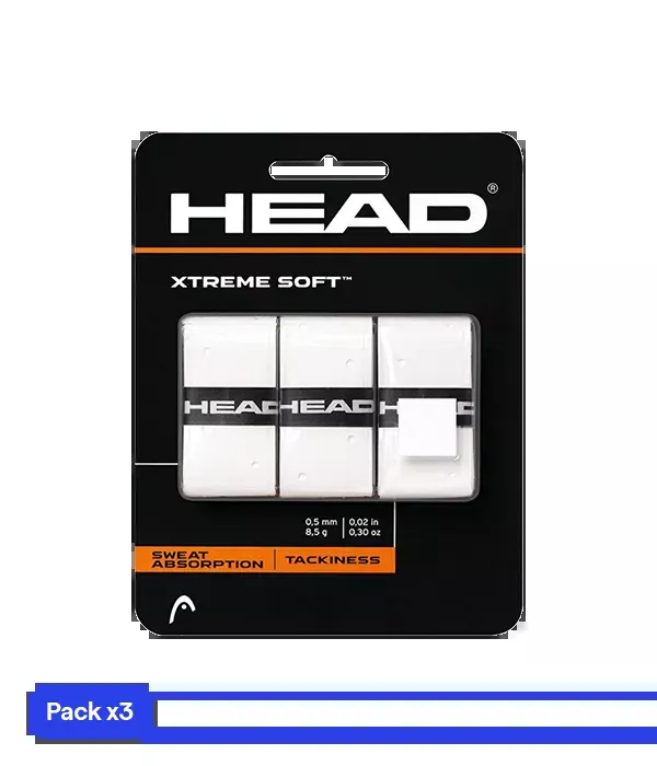 Overgrips HEAD XtremeSoft White (Pack x3)
