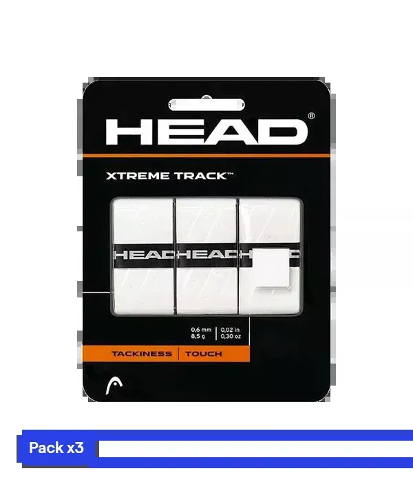 Overgrips HEAD XtremeTrack White (Pack x3)