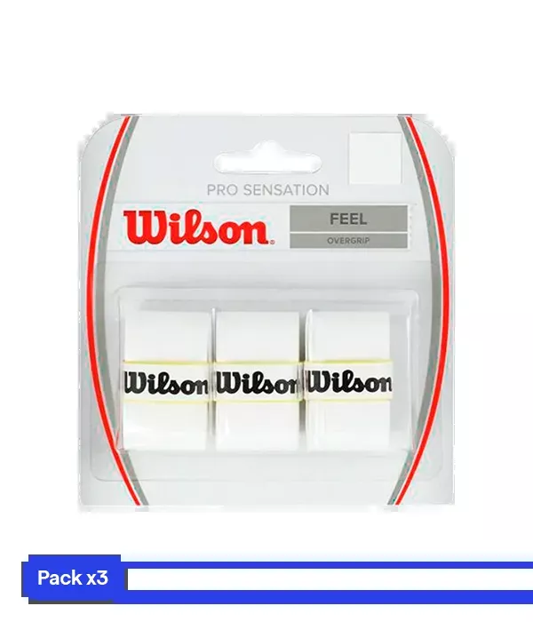 Overgrips Wilson Feel Blancos (Pack x3)