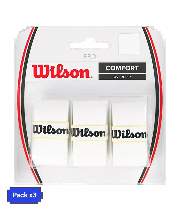 Overgrips Wilson Pro Comfort White (Pack x3)