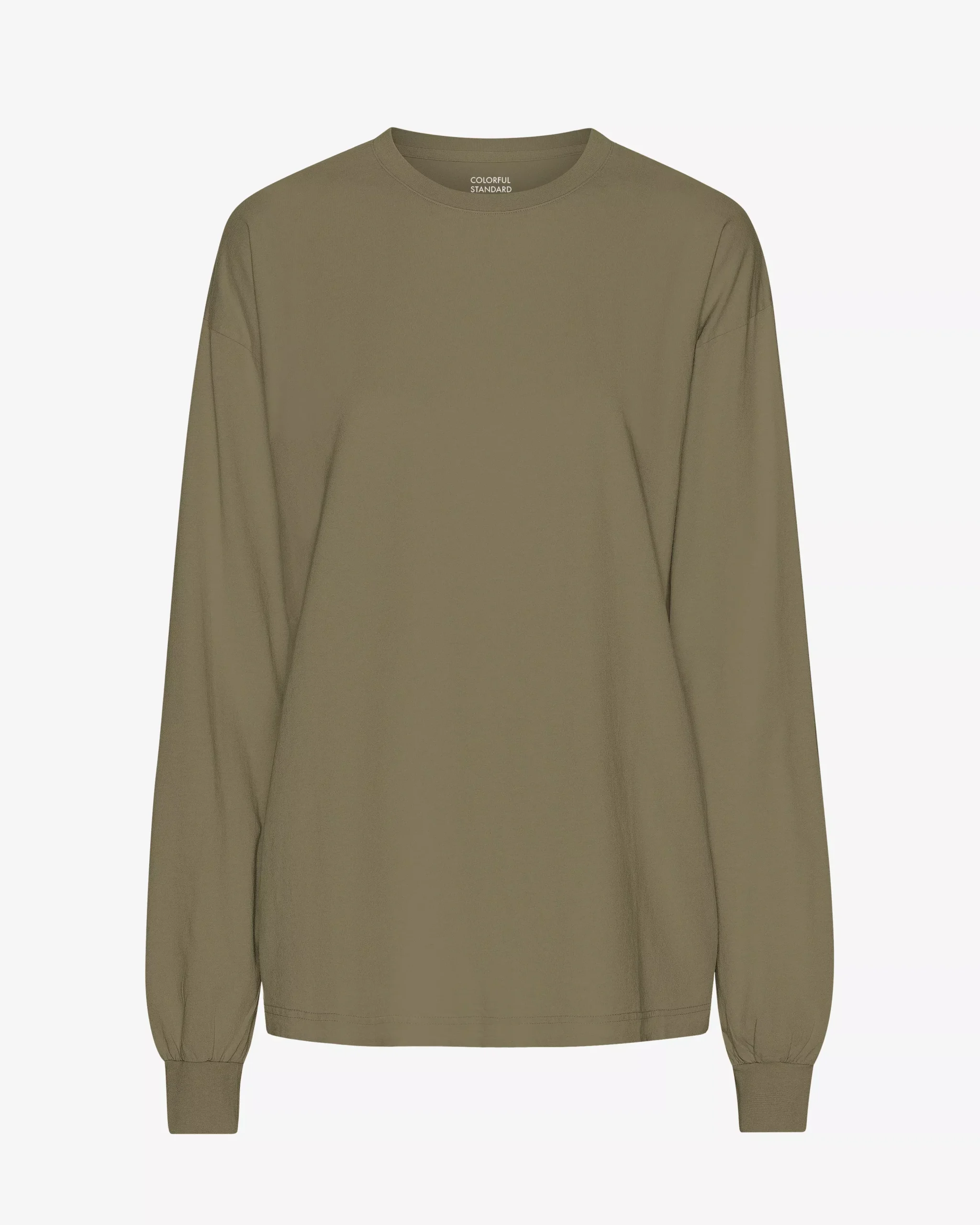 Oversized Organic LS T-Shirt - Dusty Olive