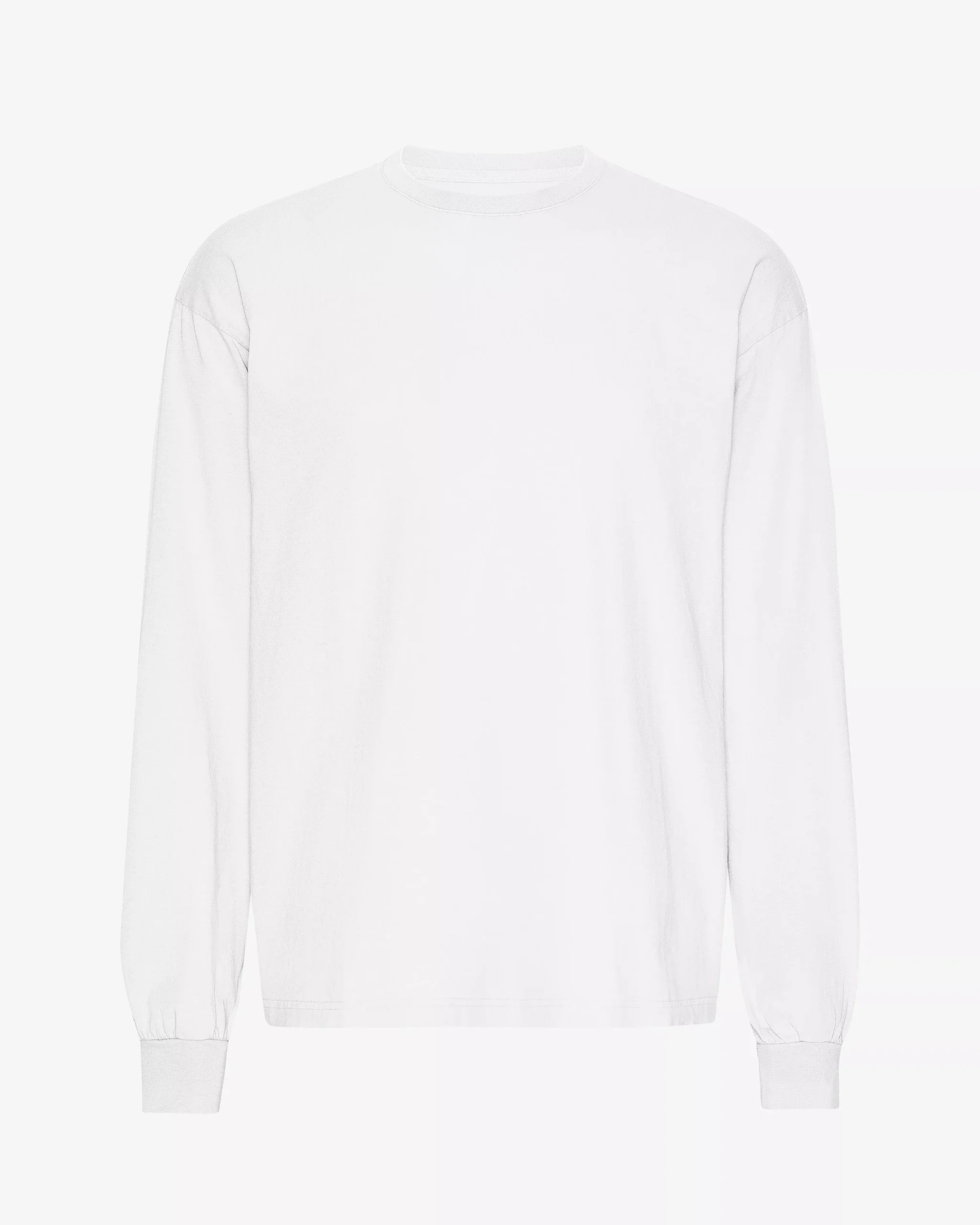 Oversized Organic LS T-Shirt - Optical White