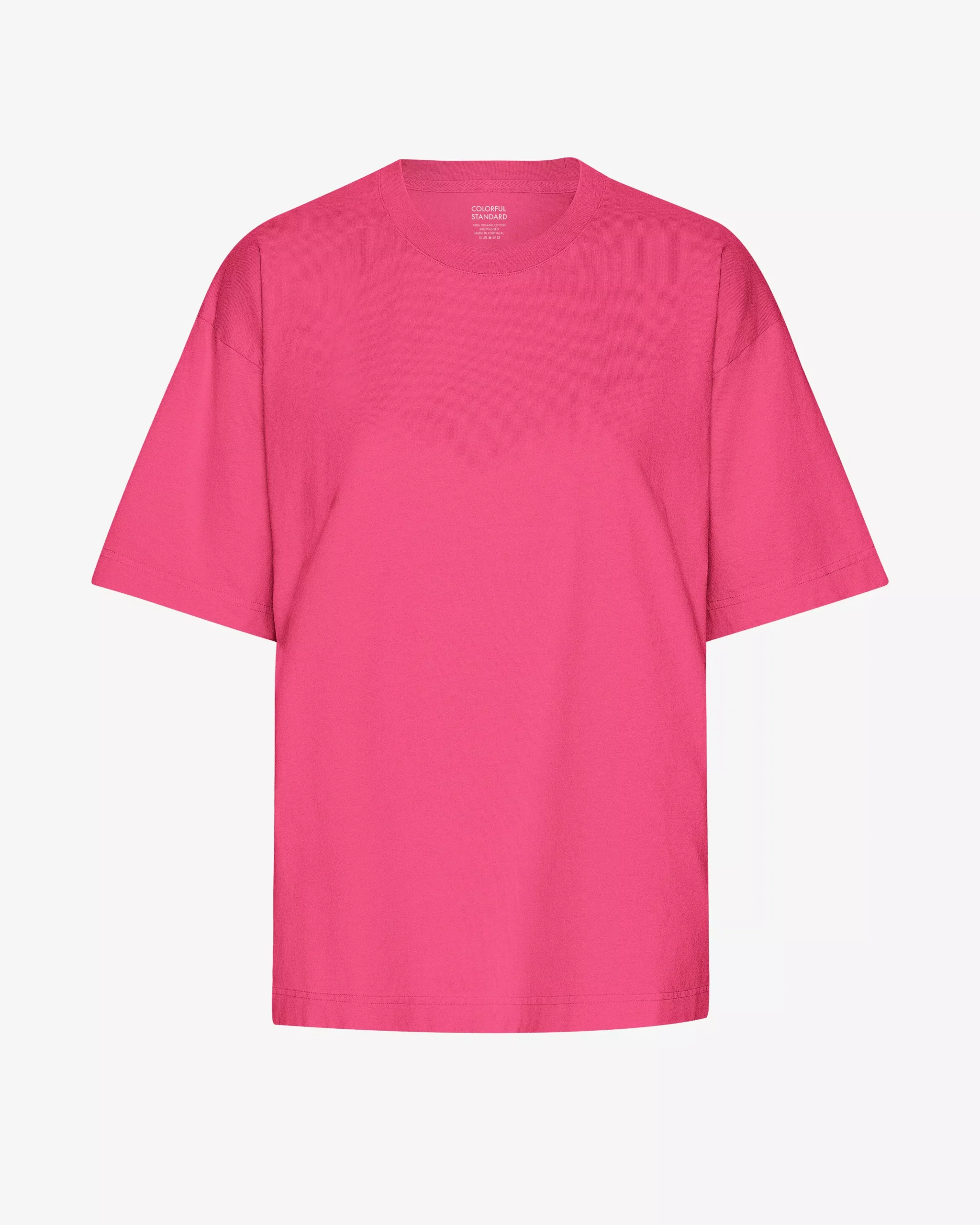 Oversized Organic T-Shirt - Bubblegum Pink