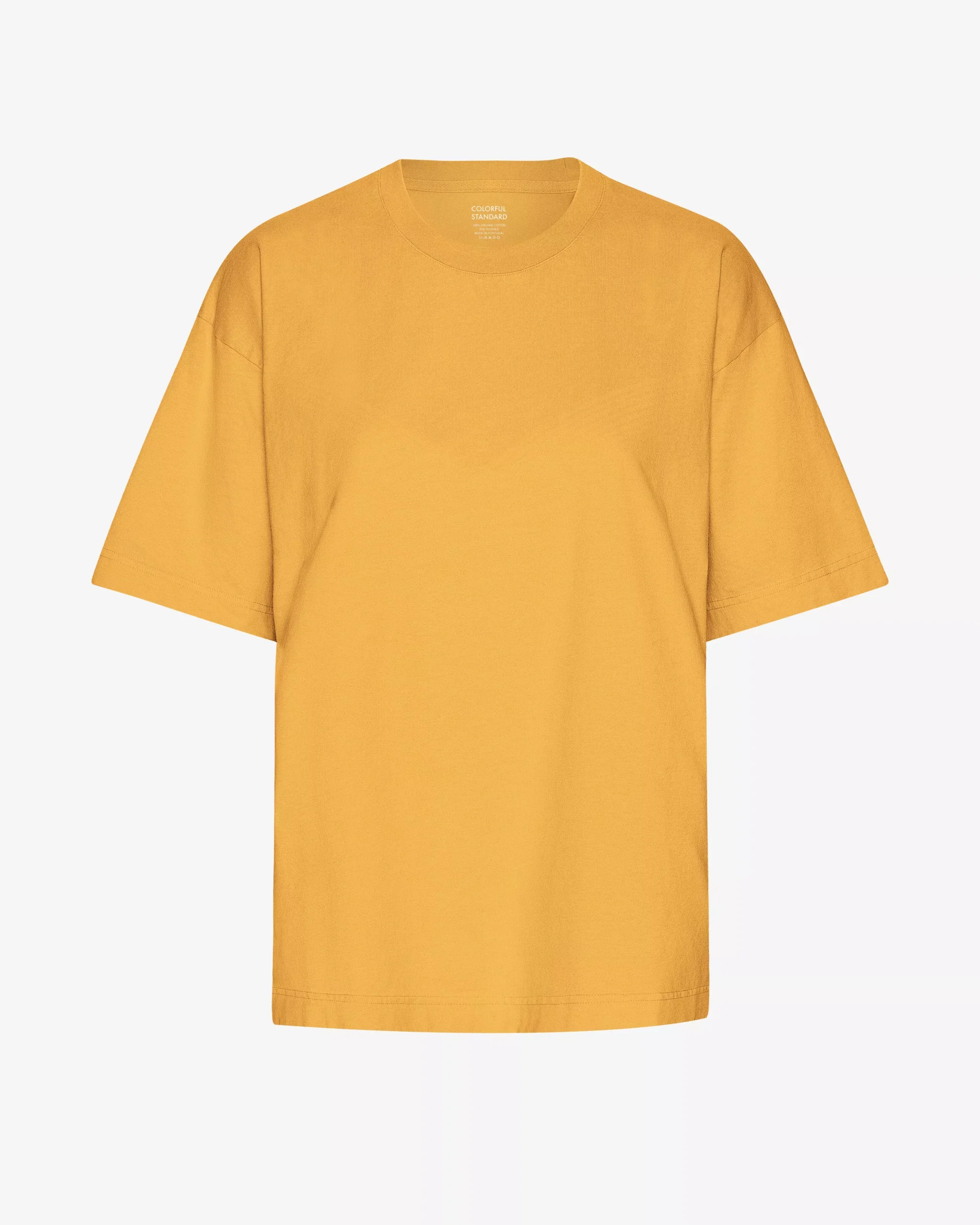 Oversized Organic T-Shirt - Burned Yellow
