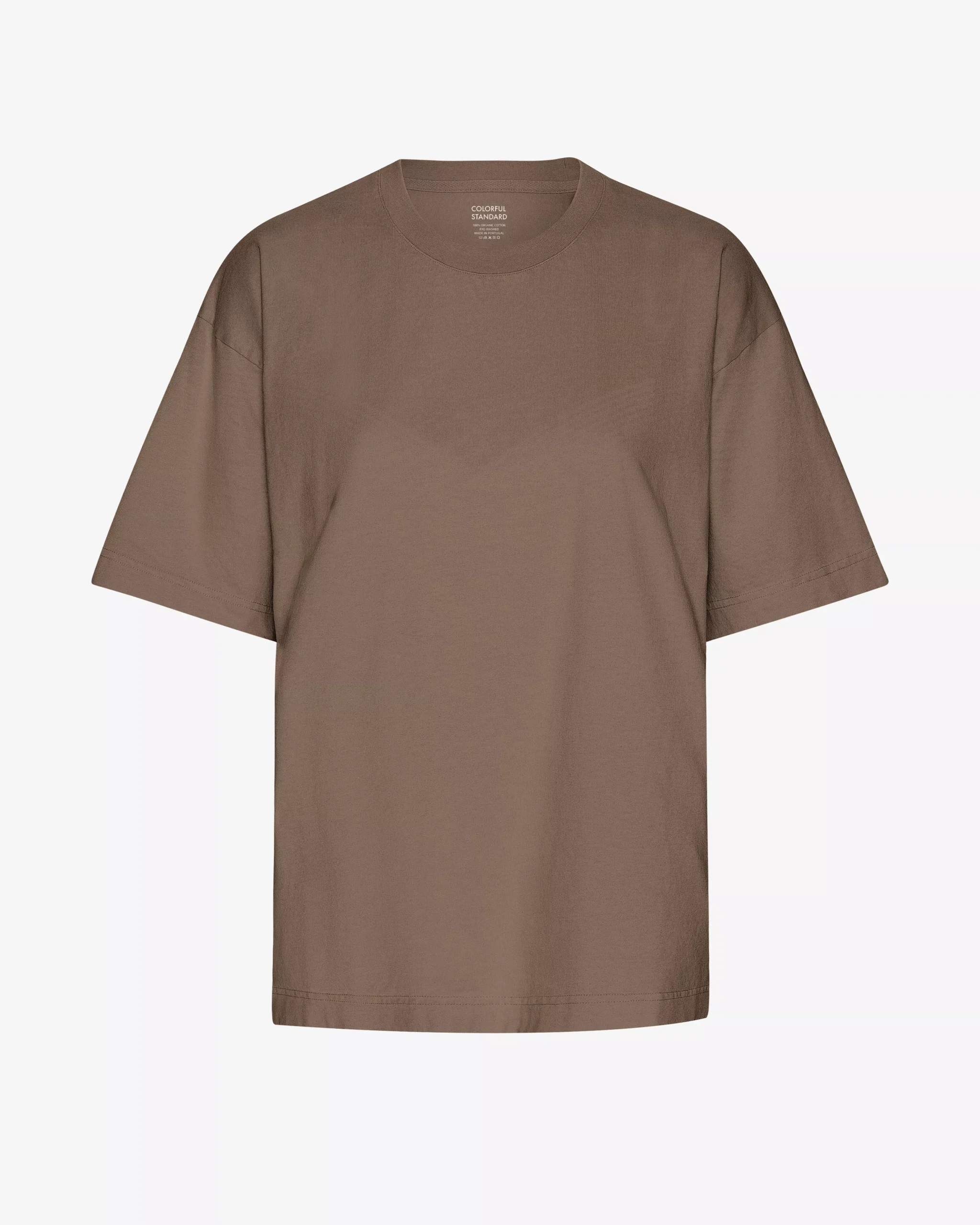 Oversized Organic T-Shirt - Cedar Brown