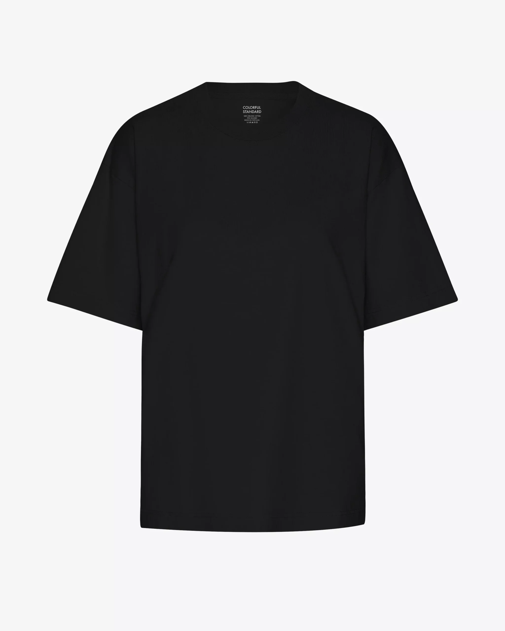 Oversized Organic T-Shirt - Deep Black