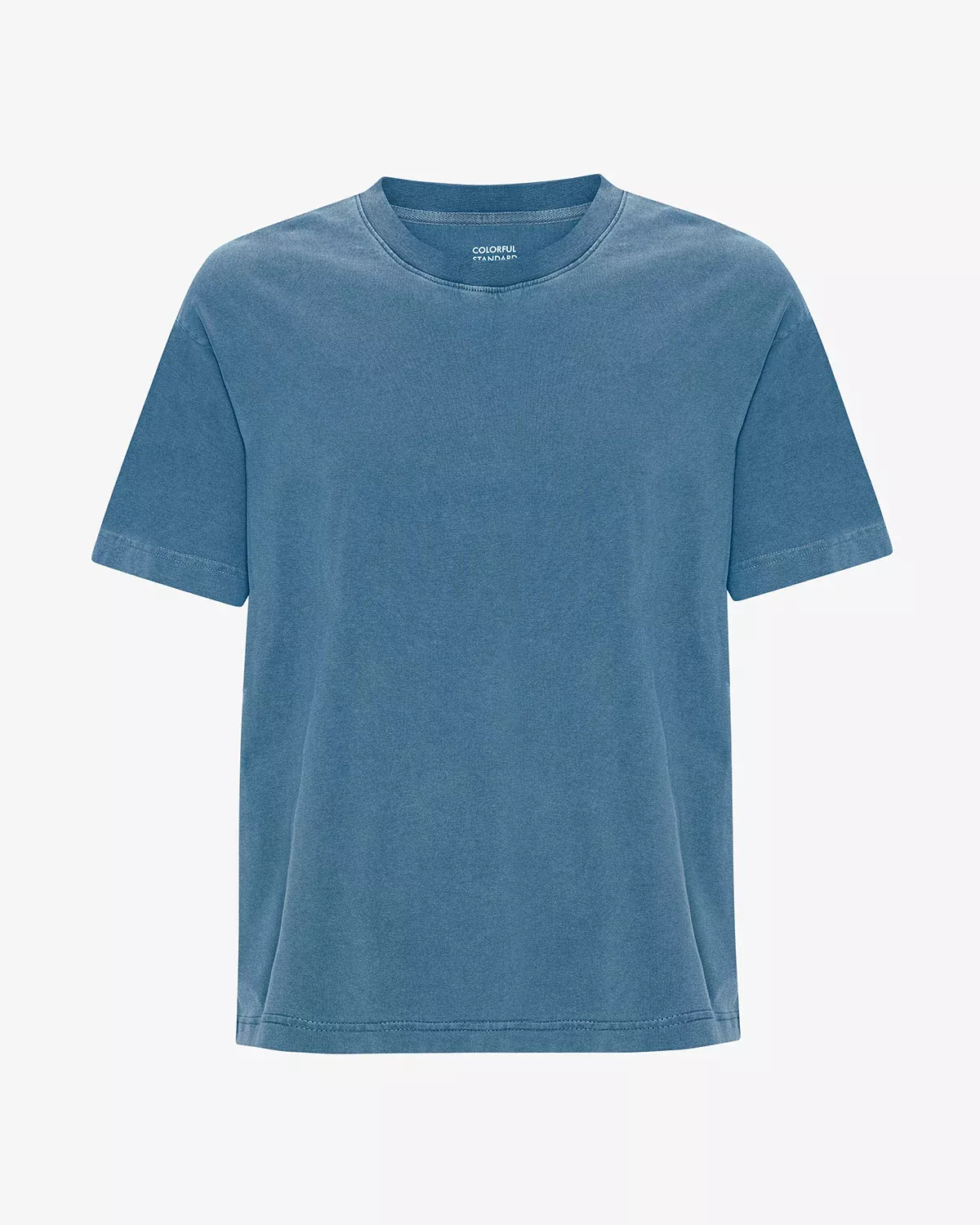 Oversized Organic T-Shirt - Faded Indigo