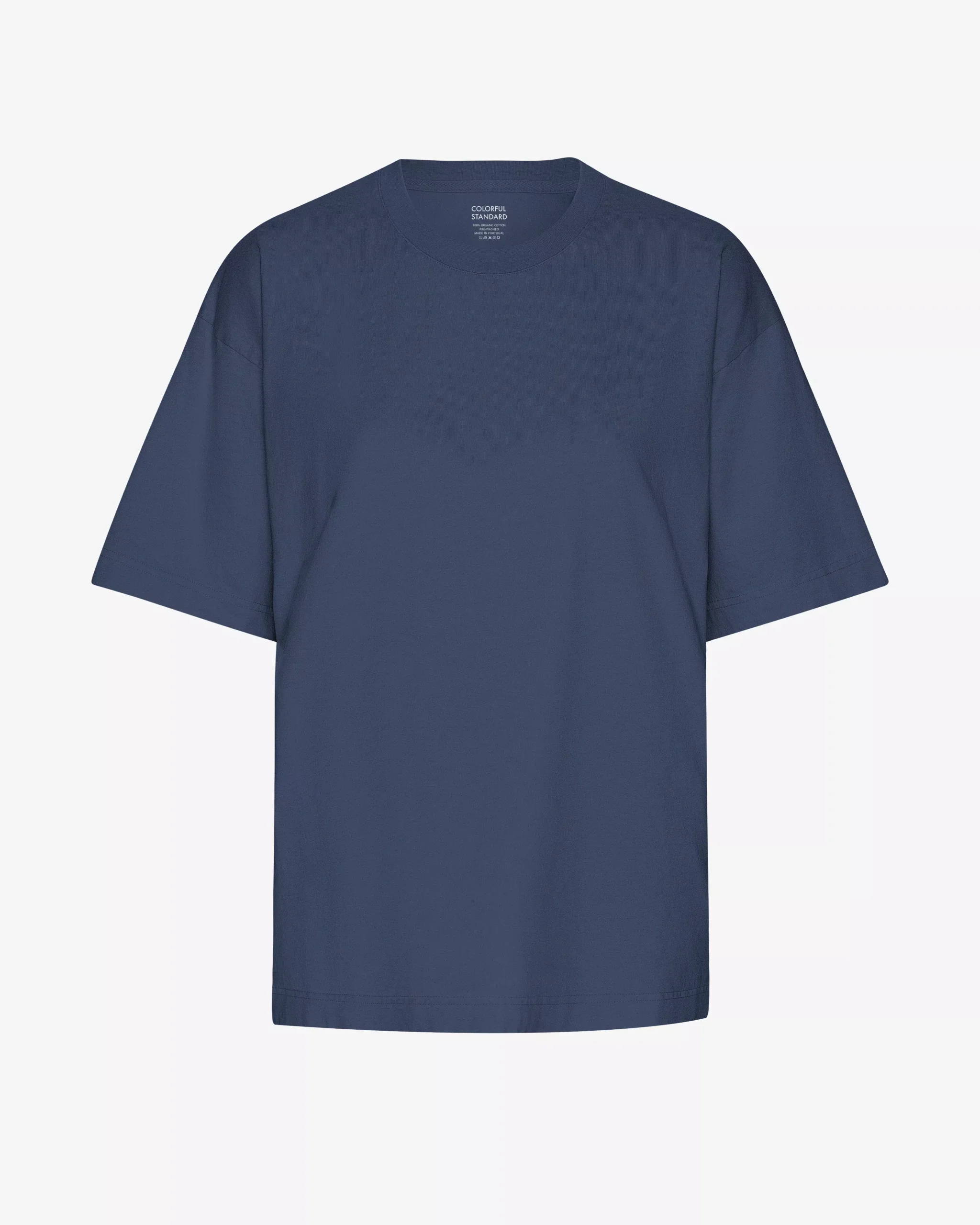 Oversized Organic T-Shirt - Petrol Blue