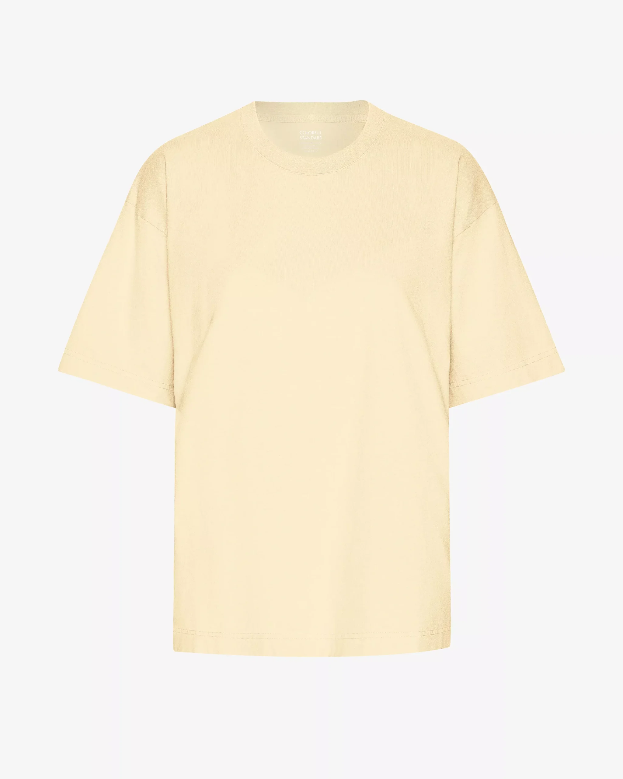 Oversized Organic T-Shirt - Soft Yellow