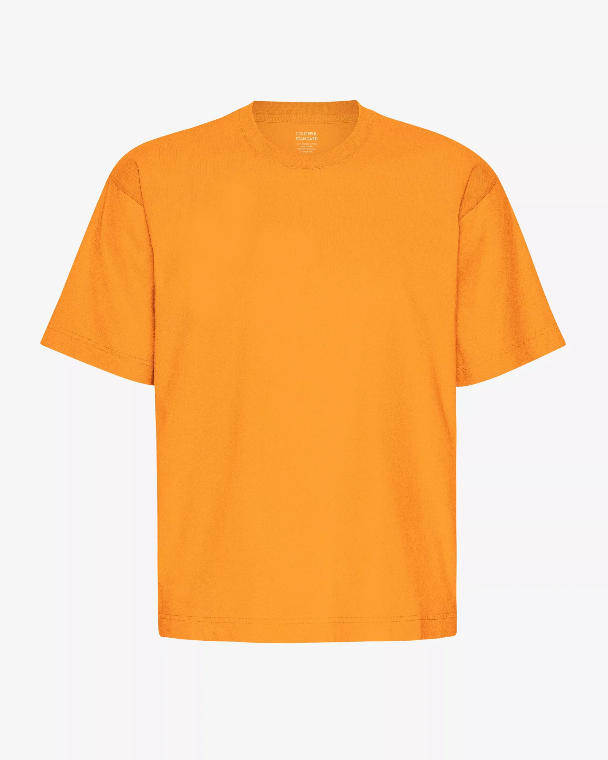Oversized Organic T-Shirt - Sunny Orange