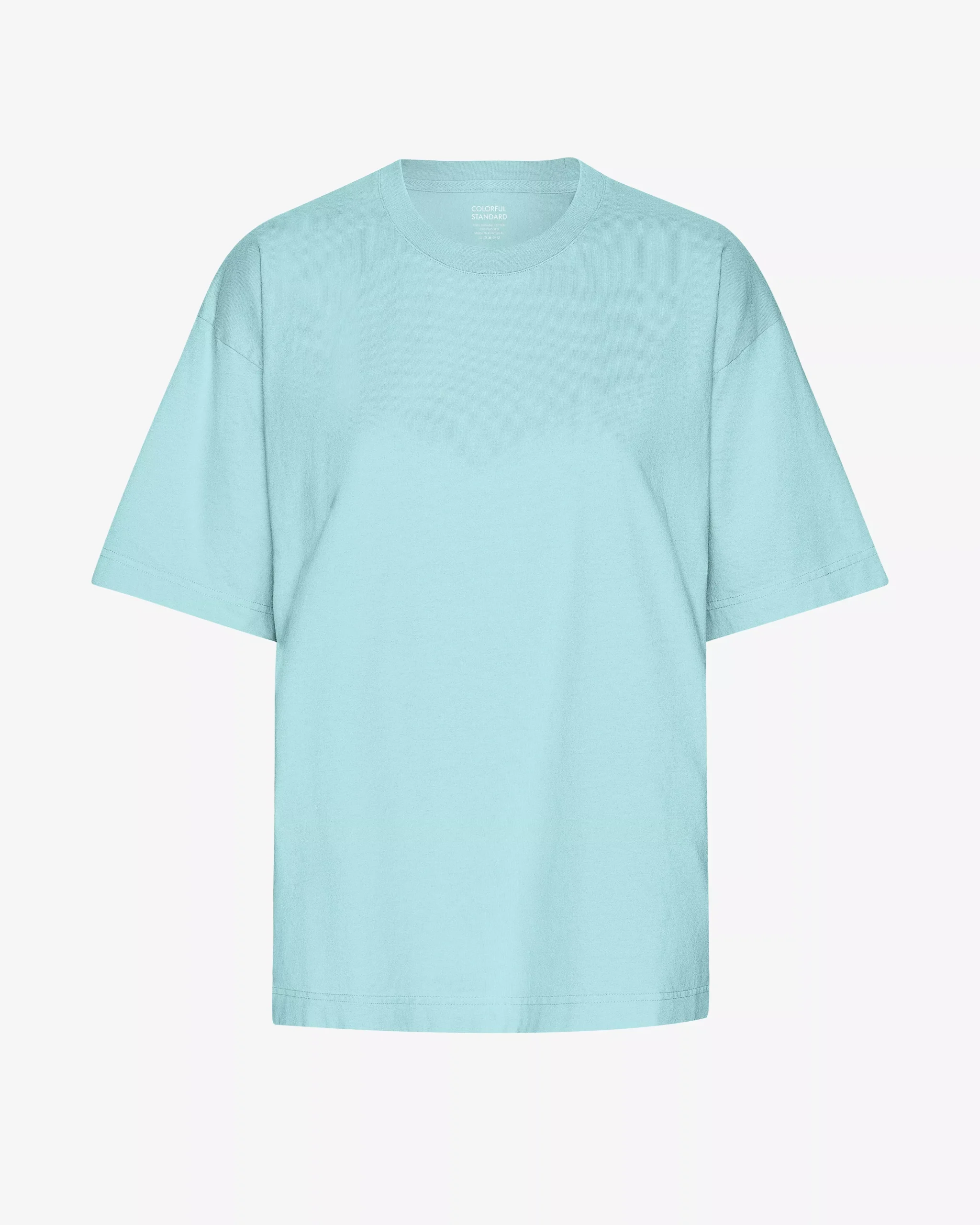 Oversized Organic T-Shirt - Teal Blue
