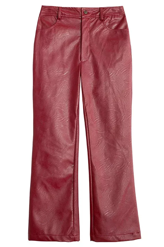 Oxblood Vegan Tuesday Jean