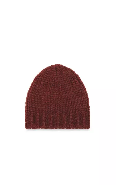 Pacino Knit Hat in Burnt Sienna Welfat Cashmere